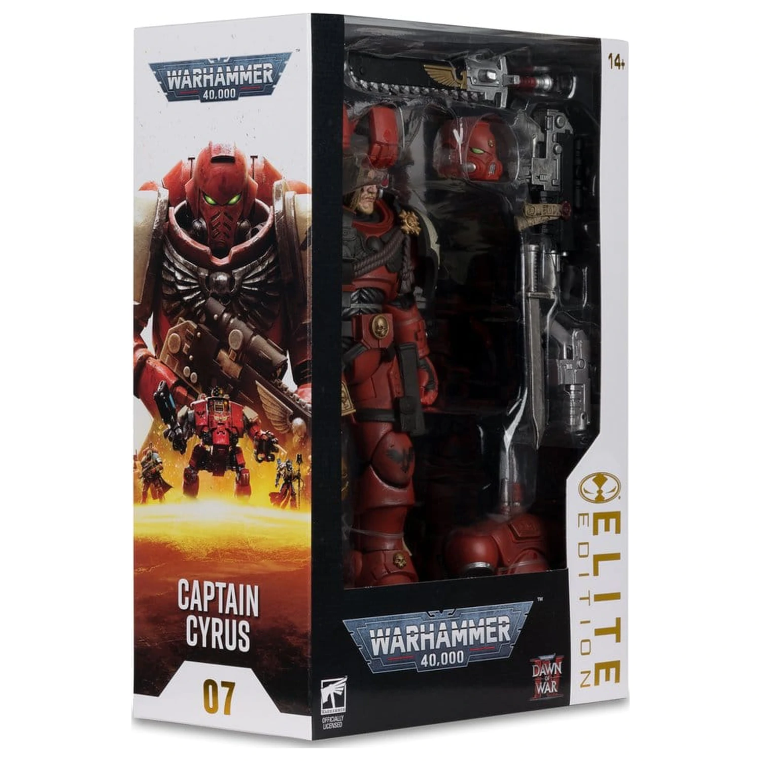 Warhammer 40,000 Dawn of War McFarlane Elite Edition Akcijska figura Kapetan Cyrus (Dawn of War 4) 20 cm fotografija proizvoda