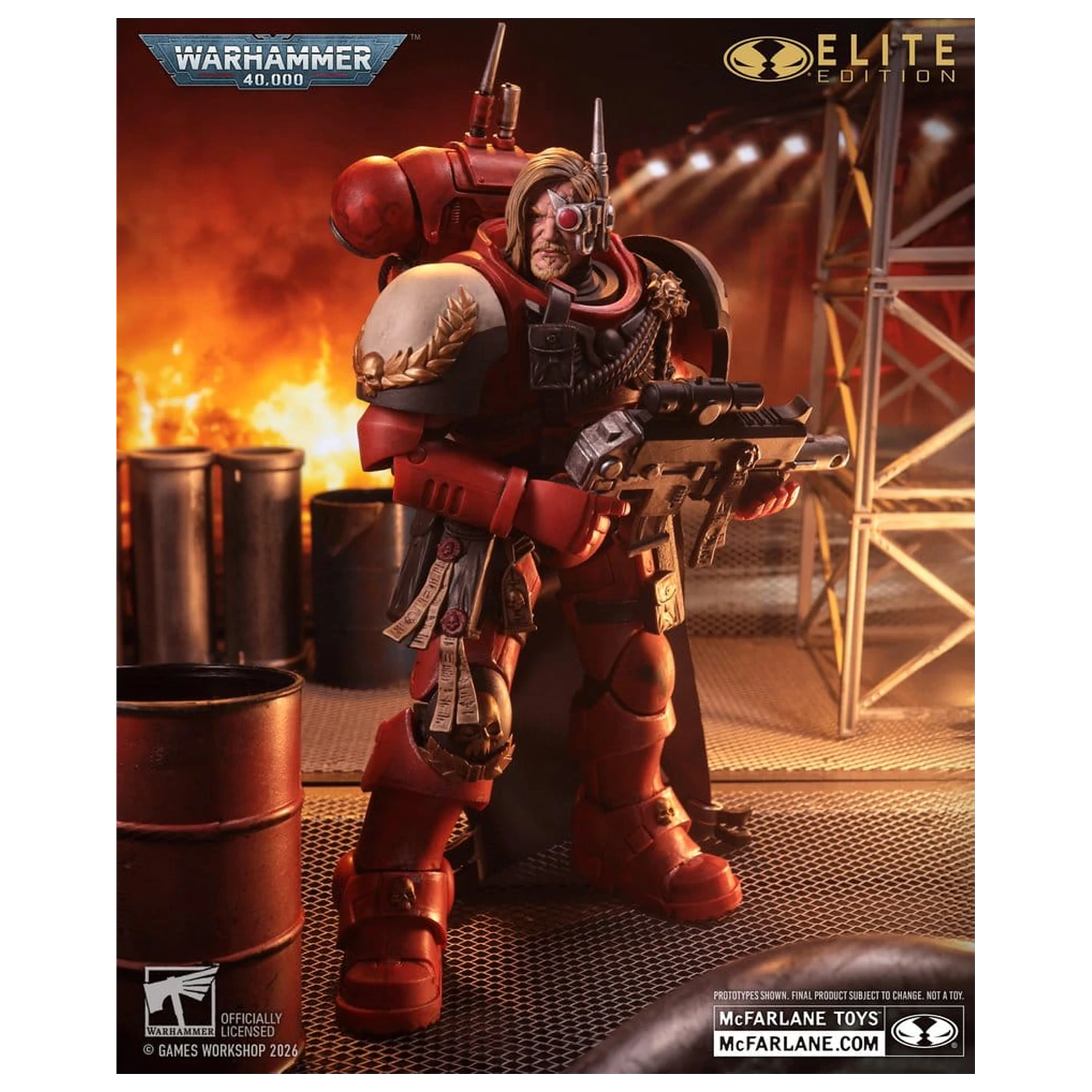 Warhammer 40,000 Dawn of War McFarlane Elite Edition Akcijska figura Kapetan Cyrus (Dawn of War 4) 20 cm fotografija proizvoda