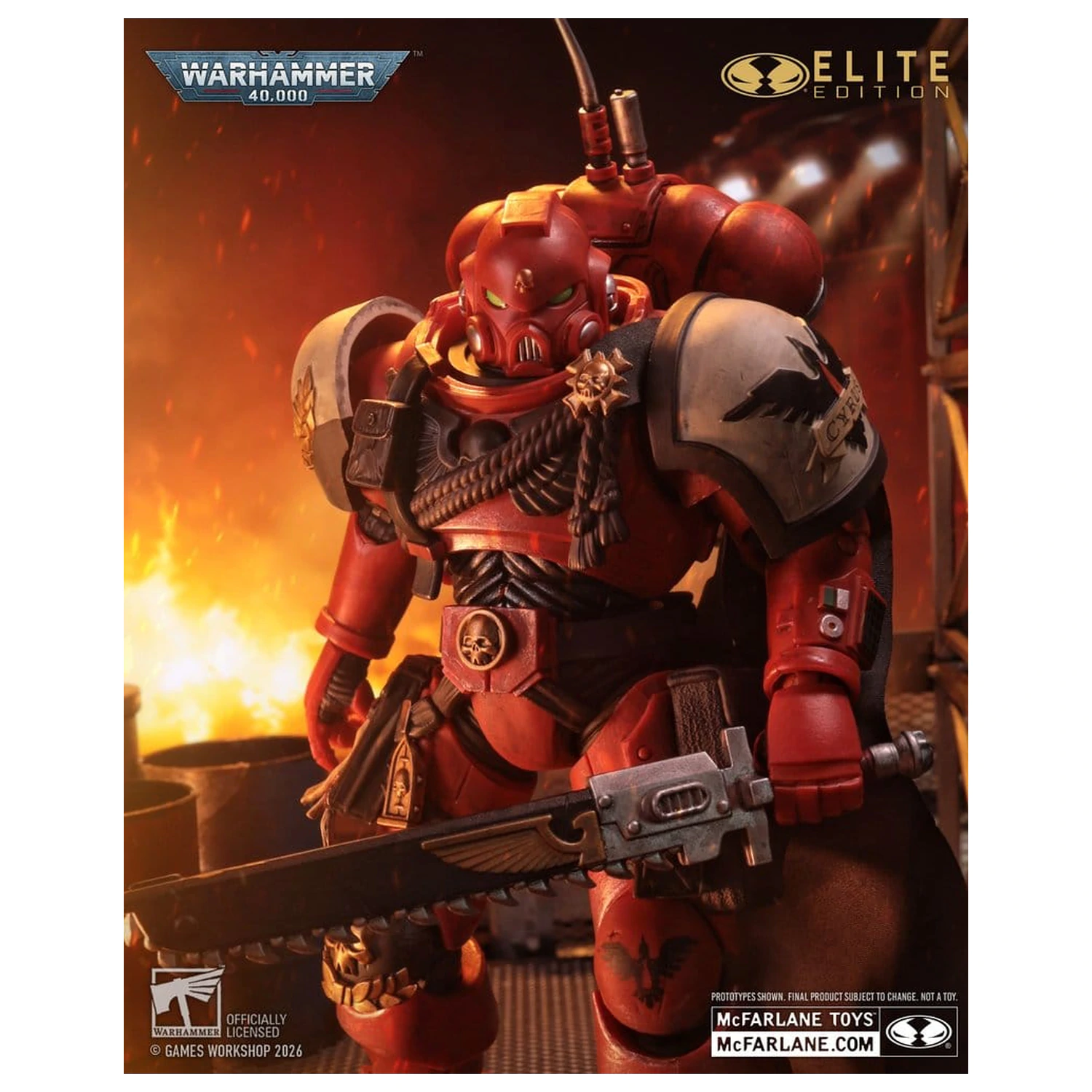 Warhammer 40,000 Dawn of War McFarlane Elite Edition Akcijska figura Kapetan Cyrus (Dawn of War 4) 20 cm fotografija proizvoda