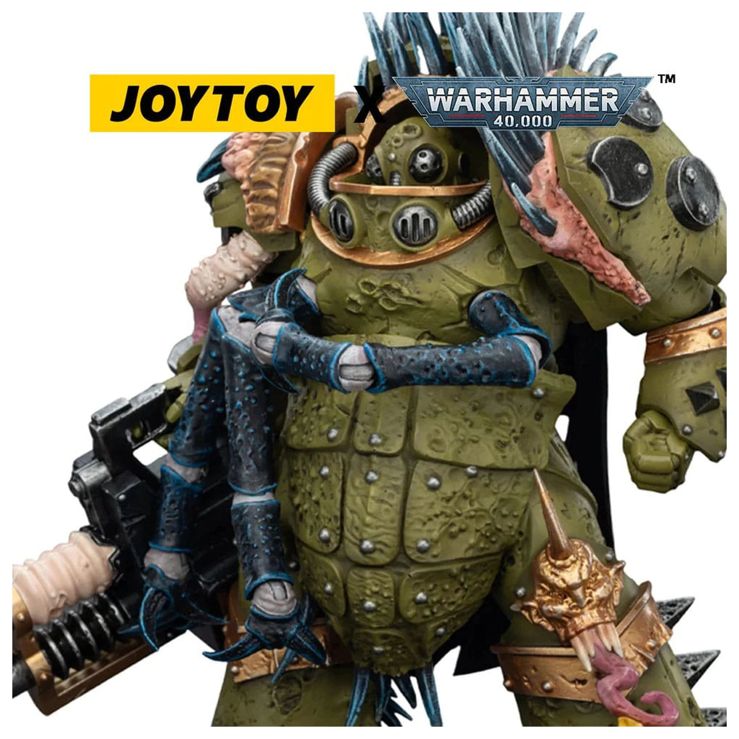 Warhammer 40,000 Akcijska figura Death Guard Blightlord Terminator 1 s Reaper Autocannon i Bubotic Blades 14 cm fotografija proizvoda