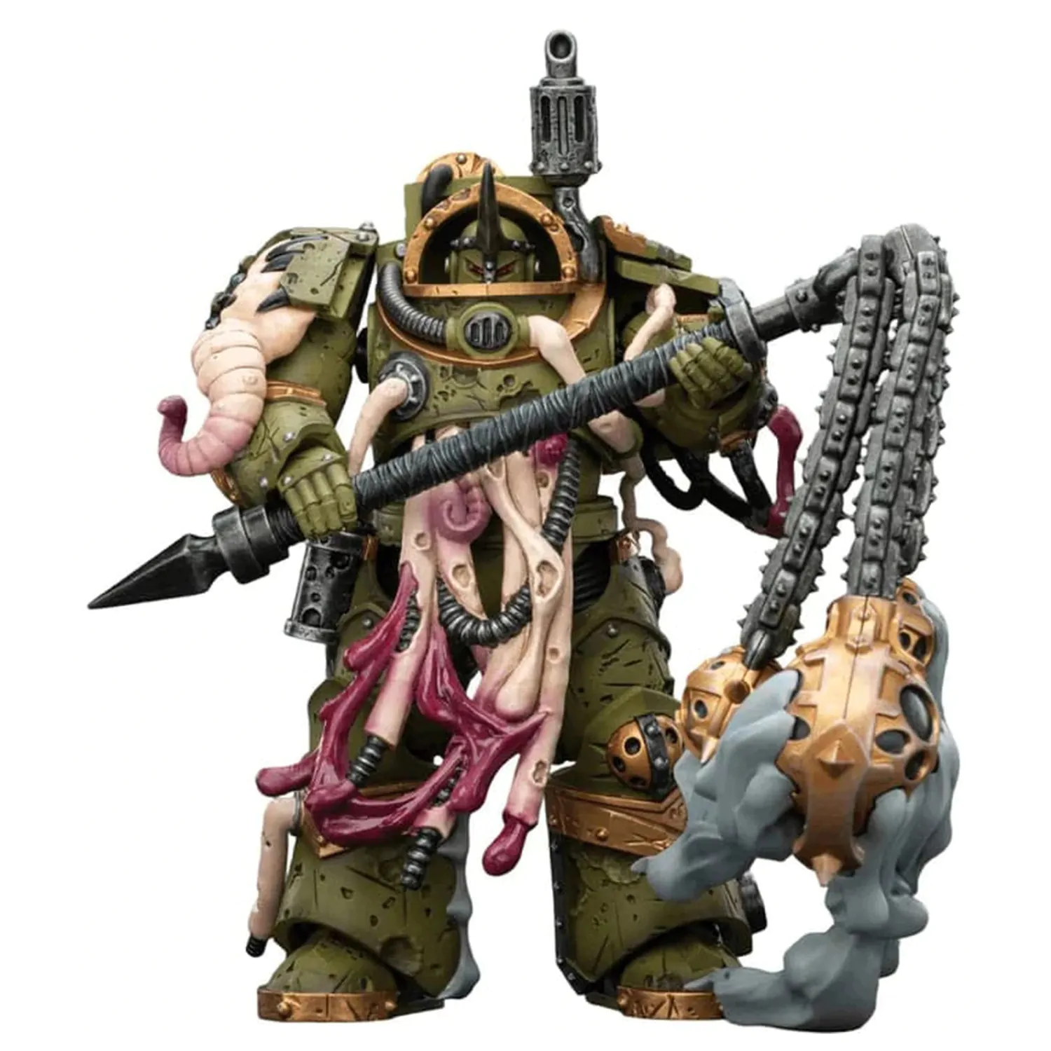 Warhammer 40,000 figurica Death Guard Blightlord Terminator 2 with Flail of Corruption 14 cm fotografija proizvoda