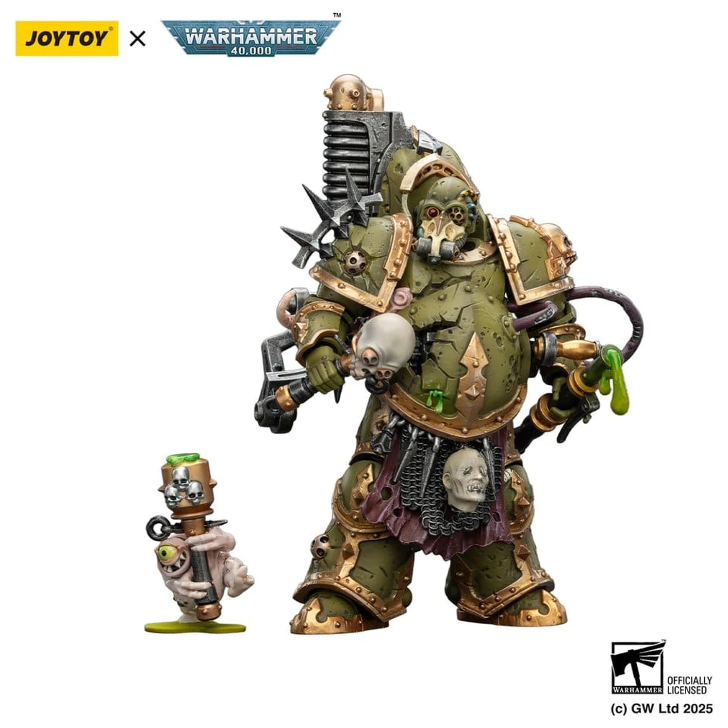 Warhammer 40,000 Akcijska figura Death Guard Foul Blight spawn s Plague Sprayerom 12 cm fotografija proizvoda