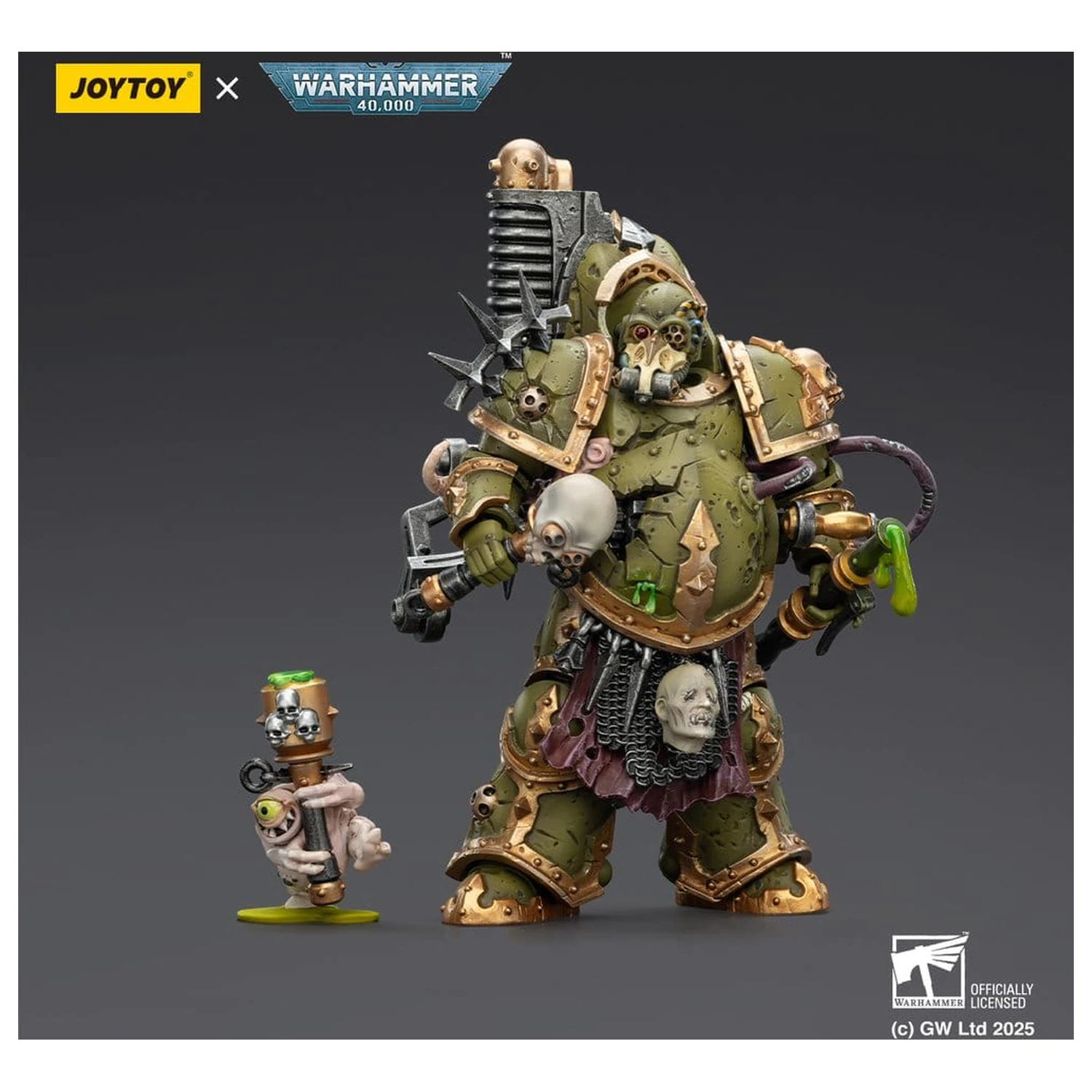 Warhammer 40,000 Akcijska figura Death Guard Foul Blight spawn s Plague Sprayerom 12 cm fotografija proizvoda