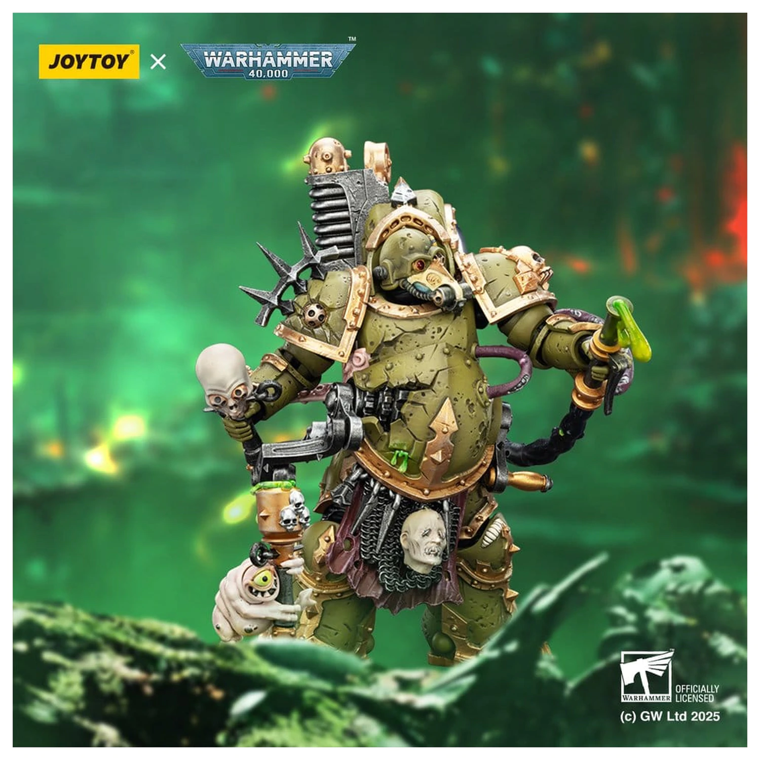 Warhammer 40,000 Akcijska figura Death Guard Foul Blight spawn s Plague Sprayerom 12 cm fotografija proizvoda