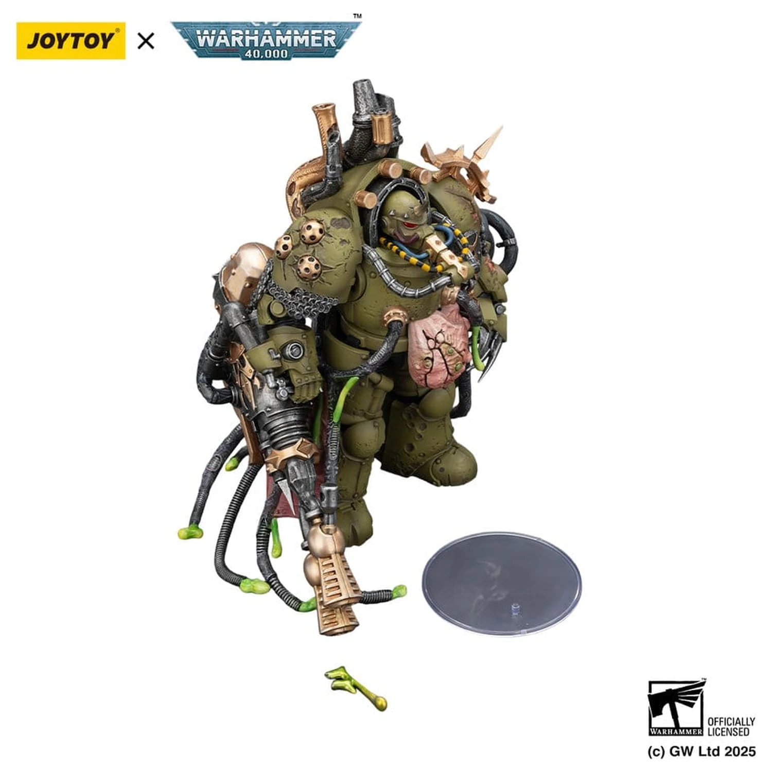 Warhammer 40,000 Akcijska figura Death Guard Lord of Virulence with Power Fist and Twin Plague Spewer 14 cm fotografija proizvoda