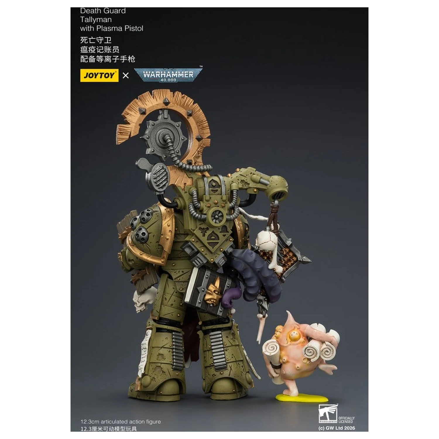 Warhammer 40,000 Akcijska figura Death Guard Tallyman 12 cm fotografija proizvoda