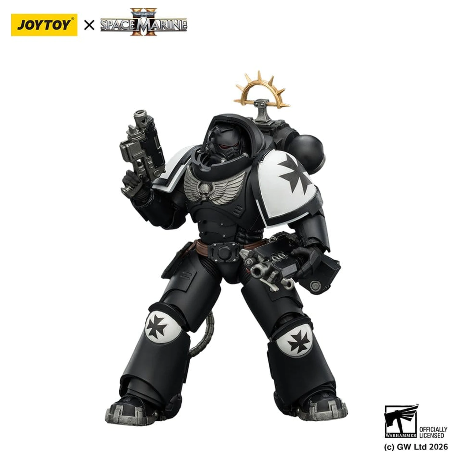 Warhammer 40,000 Akcijska figura Game Edition Black Templars Heavy Intercessor 13 cm fotografija proizvoda