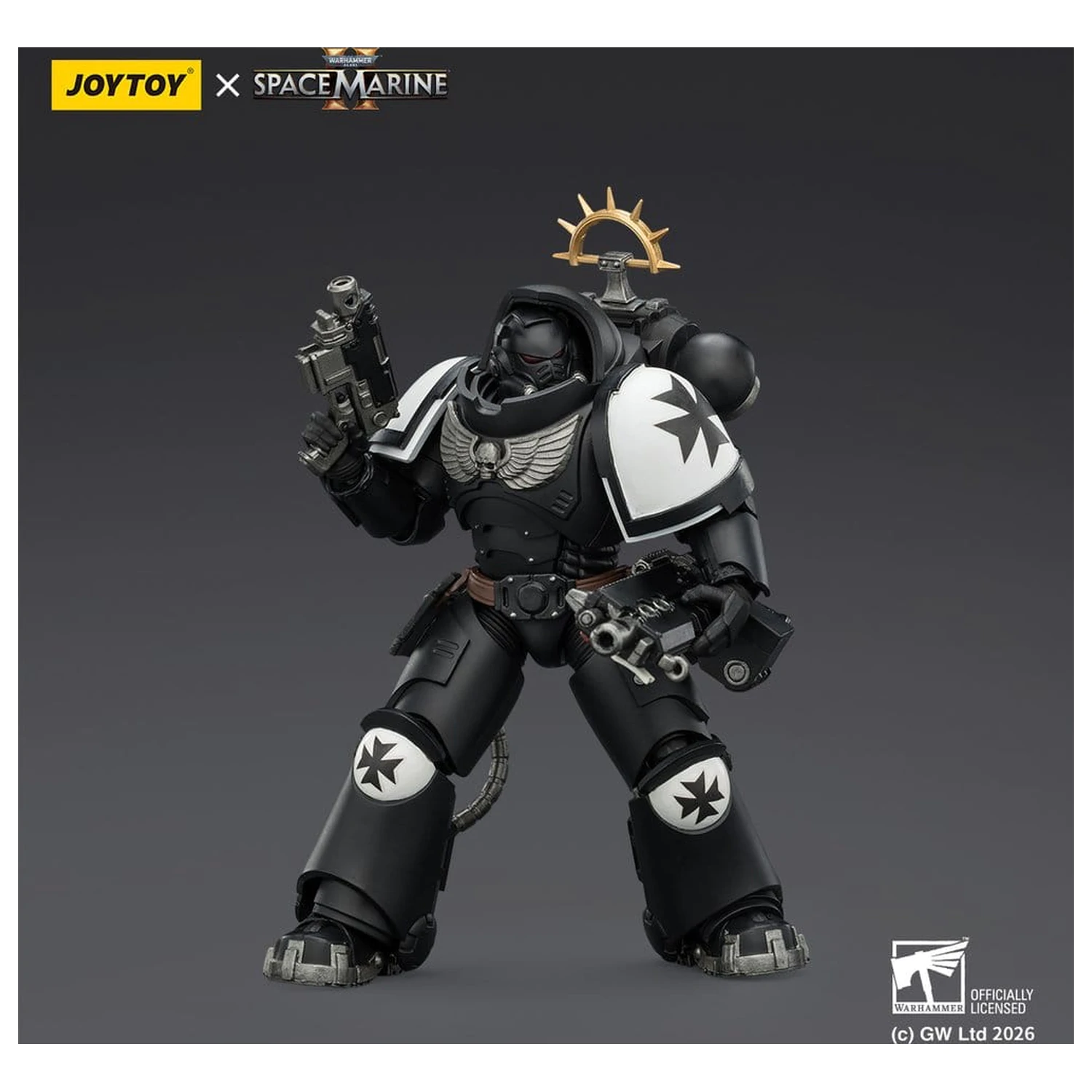 Warhammer 40,000 Akcijska figura Game Edition Black Templars Heavy Intercessor 13 cm fotografija proizvoda