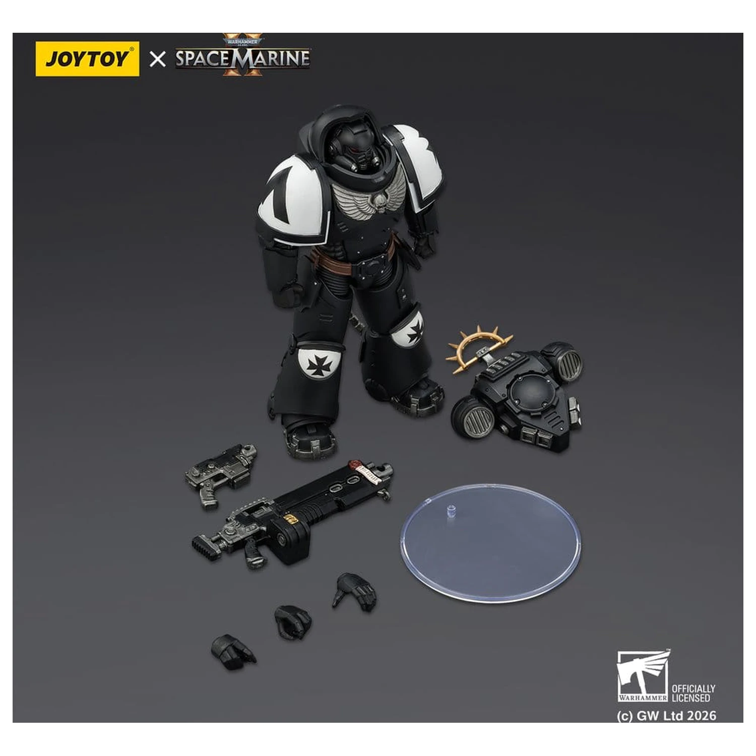 Warhammer 40,000 Akcijska figura Game Edition Black Templars Heavy Intercessor 13 cm fotografija proizvoda