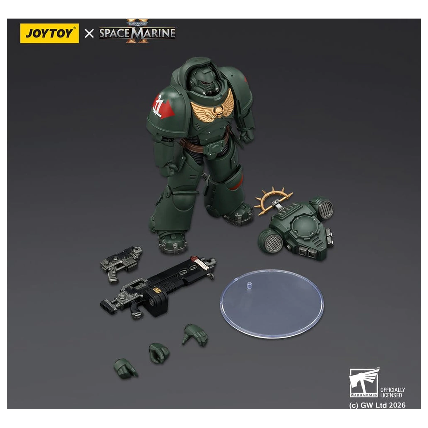 Warhammer 40,000 figurica akcijskog tipa izdanje Dark Angels Heavy Intercessor 13 cm fotografija proizvoda