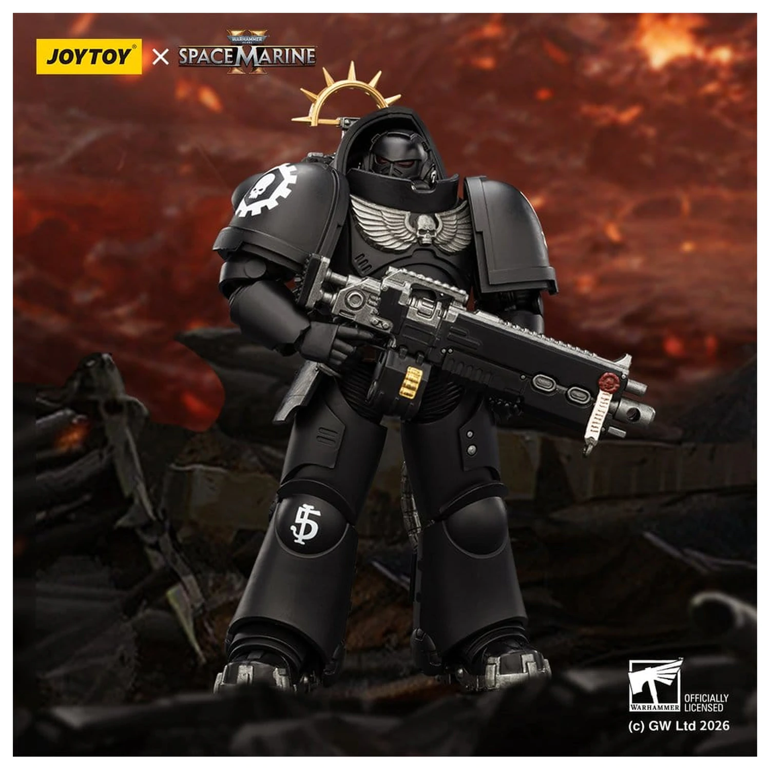 Warhammer 40,000 figurica akcijska Igra izdanje Iron Hands Heavy Intercessor 13 cm fotografija proizvoda