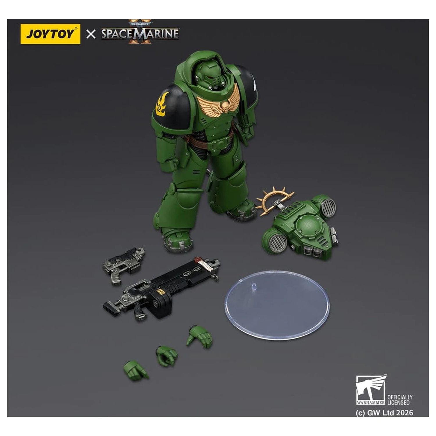 Warhammer 40,000 figurica akcijskog tipa izdanja Salamanders Heavy Intercessor 13 cm fotografija proizvoda