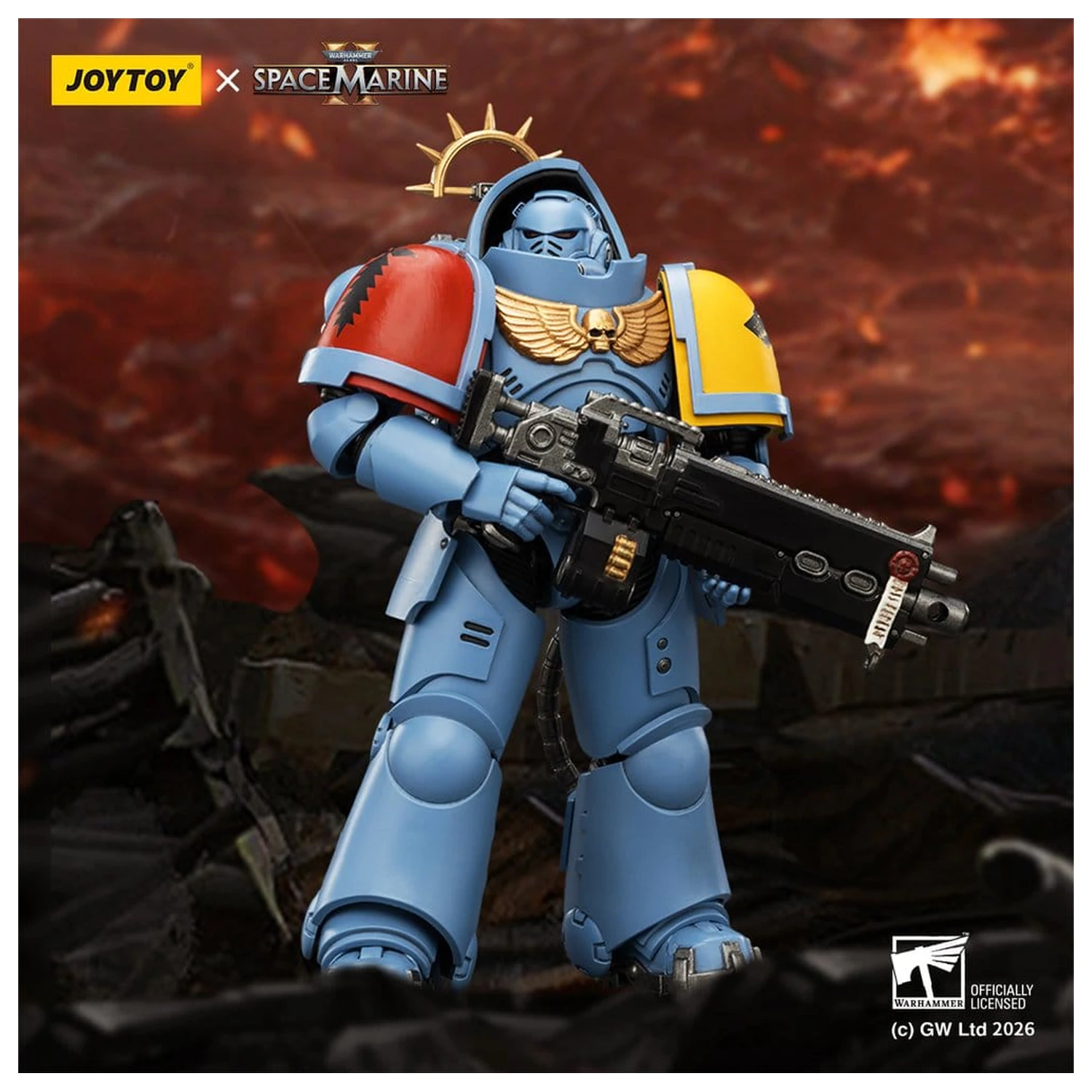 Warhammer 40,000 Action Figure Game Edition Space Wolves Heavy Intercessor 13 cm fotografija proizvoda