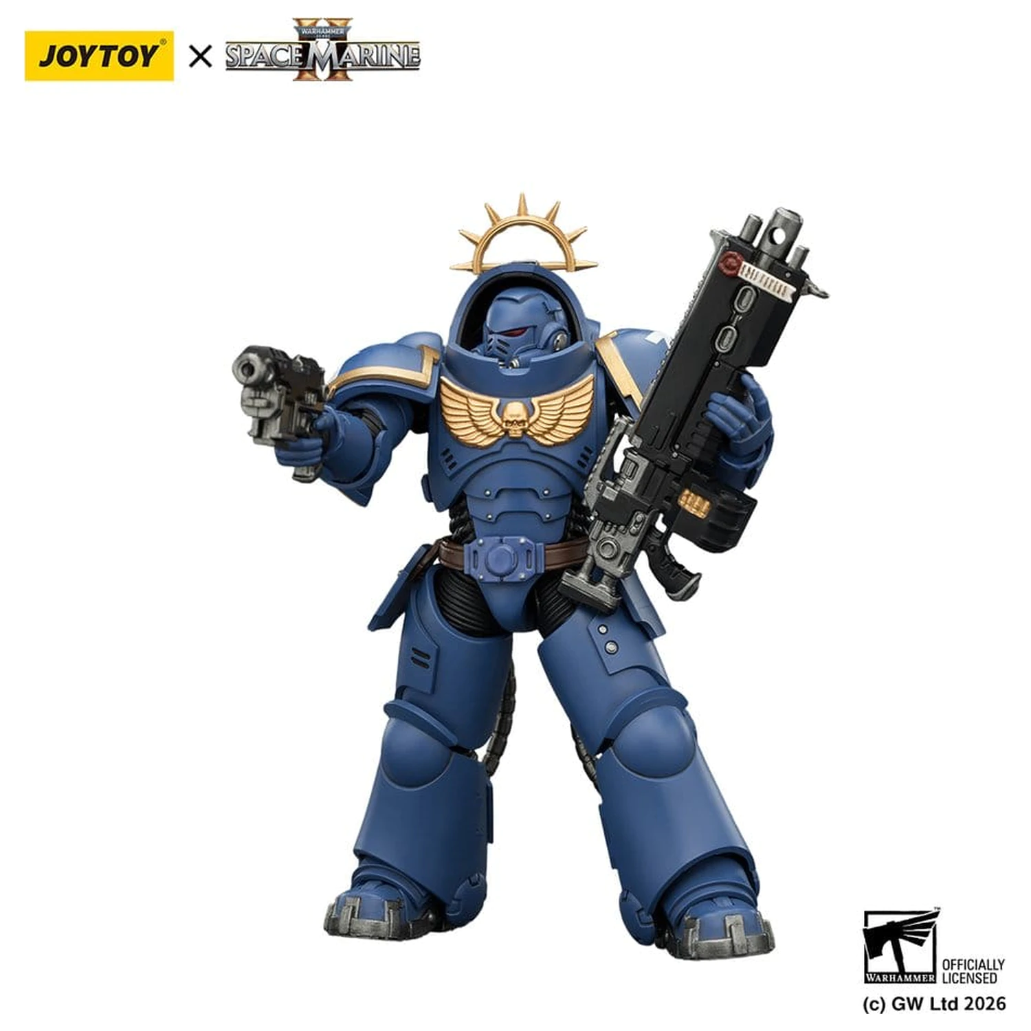 Warhammer 40,000 Action Figure Game Edition Ultramarines Heavy Intercessor figurica za igru 13 cm fotografija proizvoda