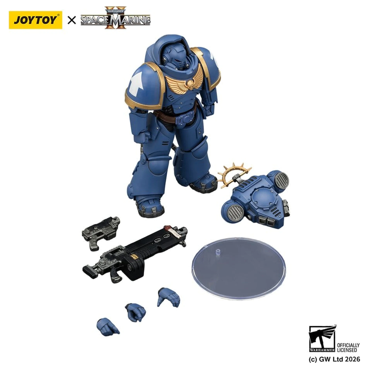 Warhammer 40,000 Action Figure Game Edition Ultramarines Heavy Intercessor figurica za igru 13 cm fotografija proizvoda