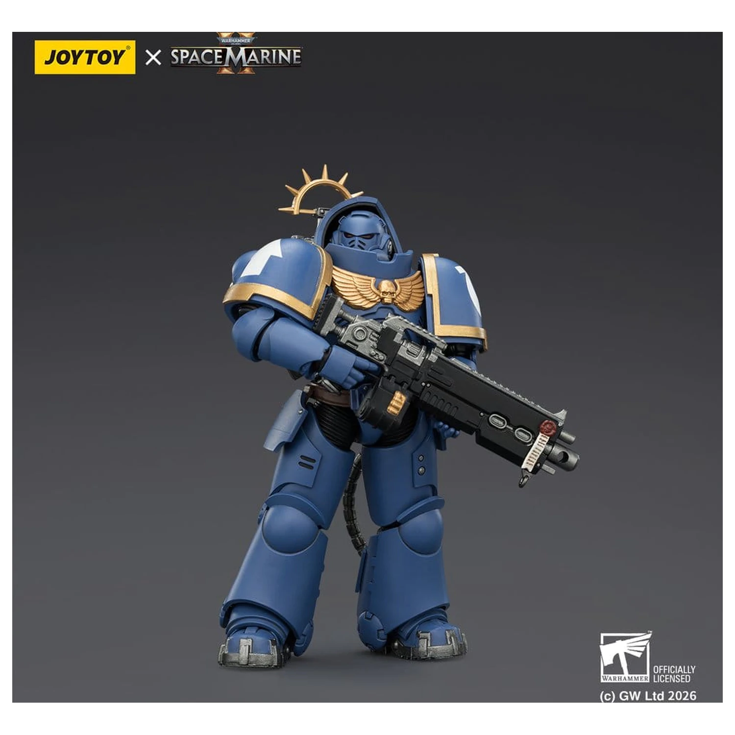Warhammer 40,000 Action Figure Game Edition Ultramarines Heavy Intercessor figurica za igru 13 cm fotografija proizvoda