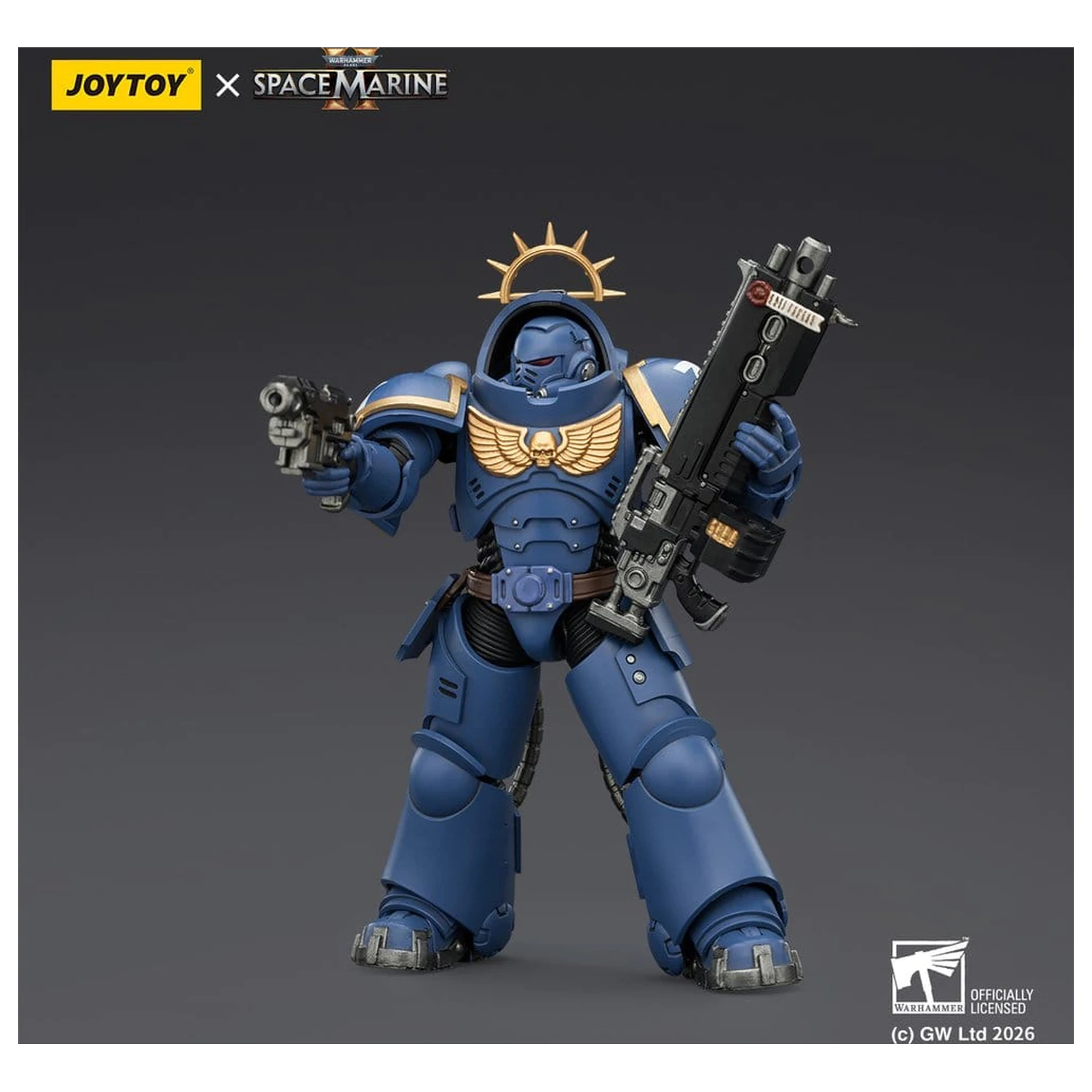Warhammer 40,000 Action Figure Game Edition Ultramarines Heavy Intercessor figurica za igru 13 cm fotografija proizvoda