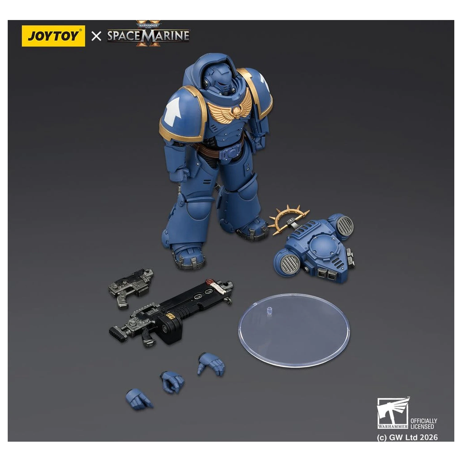 Warhammer 40,000 Action Figure Game Edition Ultramarines Heavy Intercessor figurica za igru 13 cm fotografija proizvoda
