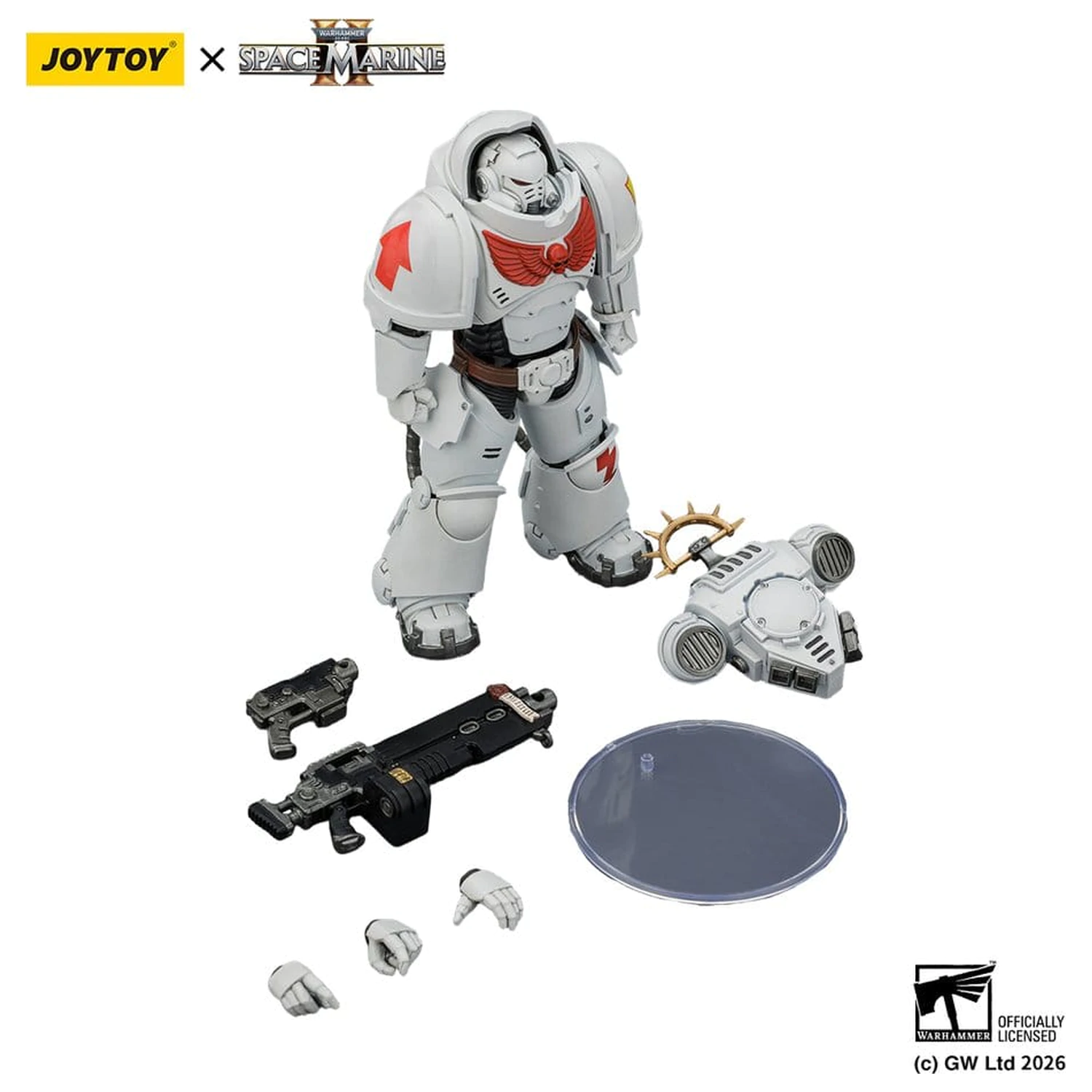 Warhammer 40,000 Action Figura Game Edition White Scars Heavy Intercessor 13 cm fotografija proizvoda