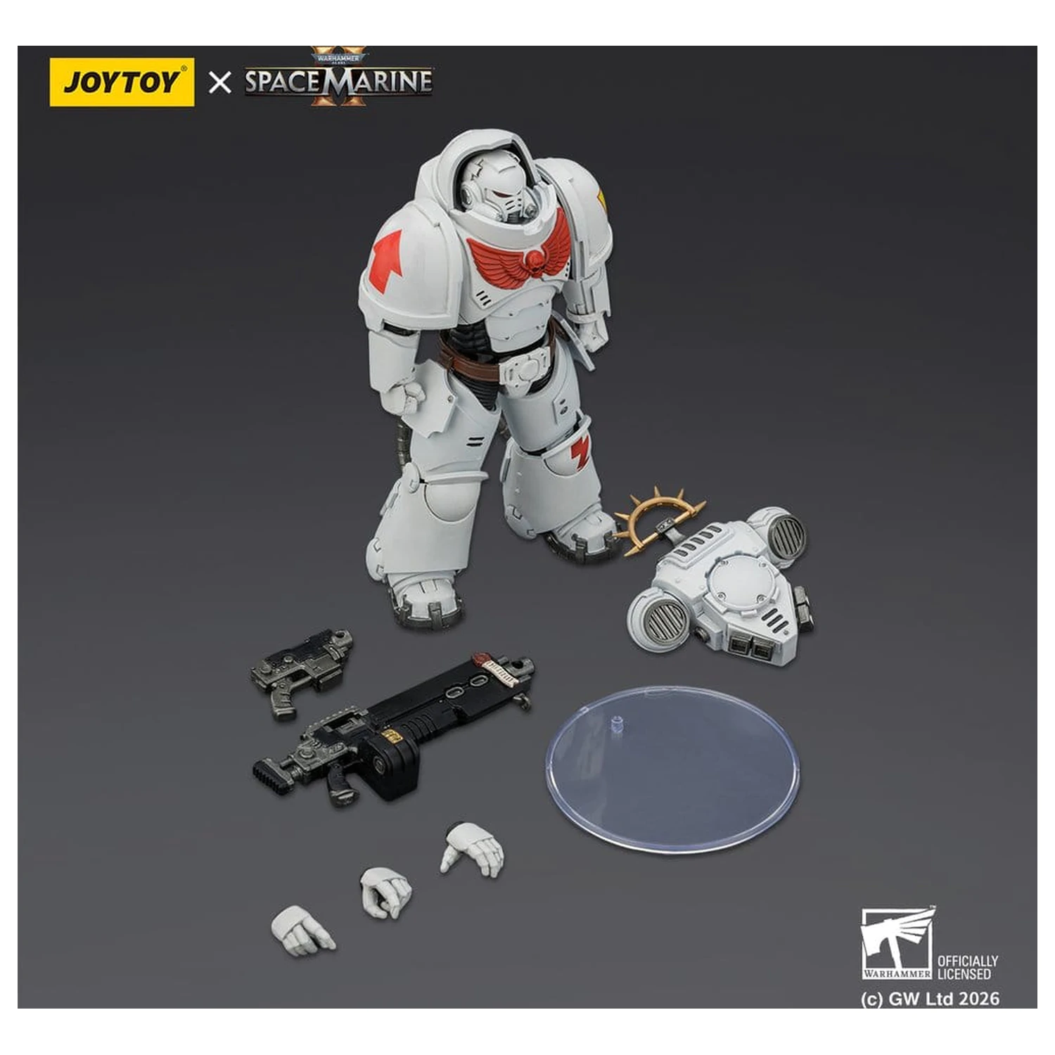 Warhammer 40,000 Action Figura Game Edition White Scars Heavy Intercessor 13 cm fotografija proizvoda