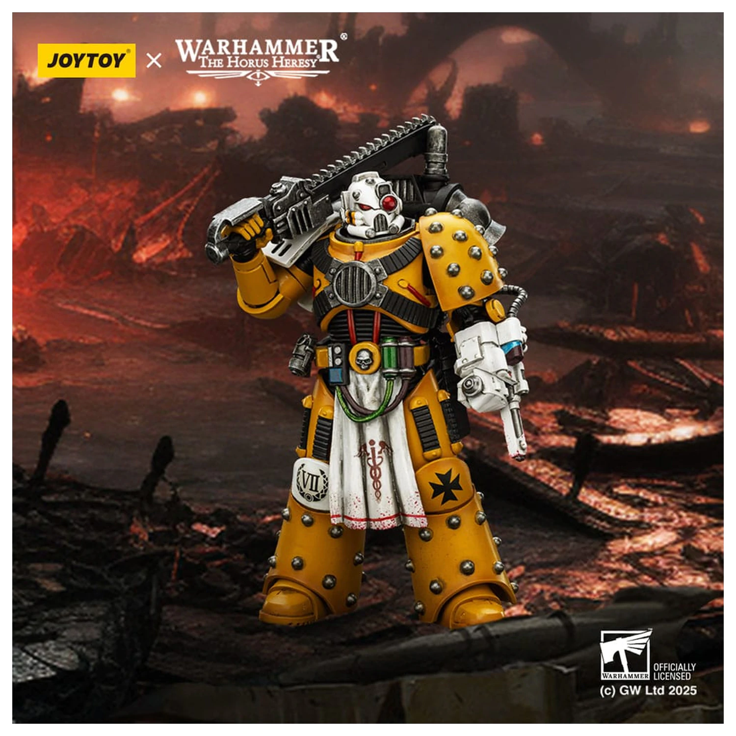 Warhammer 40,000: Imperial Fists akcijska figura Legion Apothecary 12 cm fotografija proizvoda