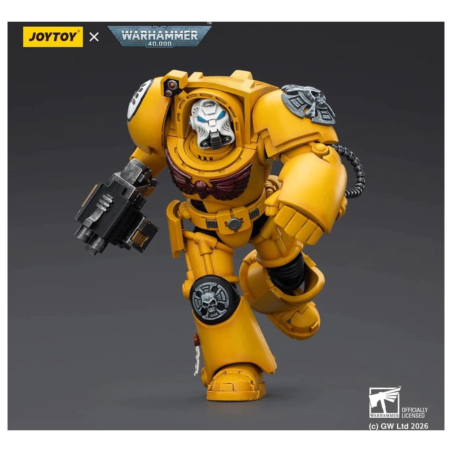 Warhammer 40,000 Action Figura Imperial Fists Terminator 2 s Power Fist i Storm Bolter 14 cm fotografija proizvoda