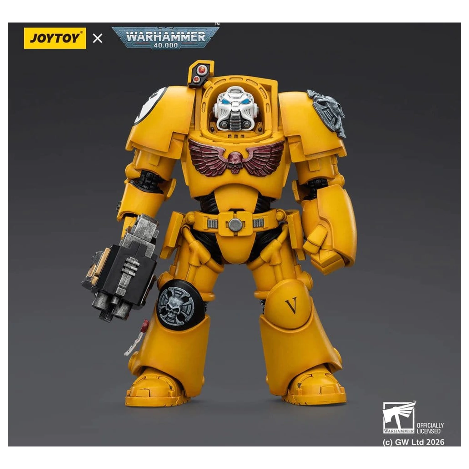 Warhammer 40,000 Action Figura Imperial Fists Terminator 2 s Power Fist i Storm Bolter 14 cm fotografija proizvoda