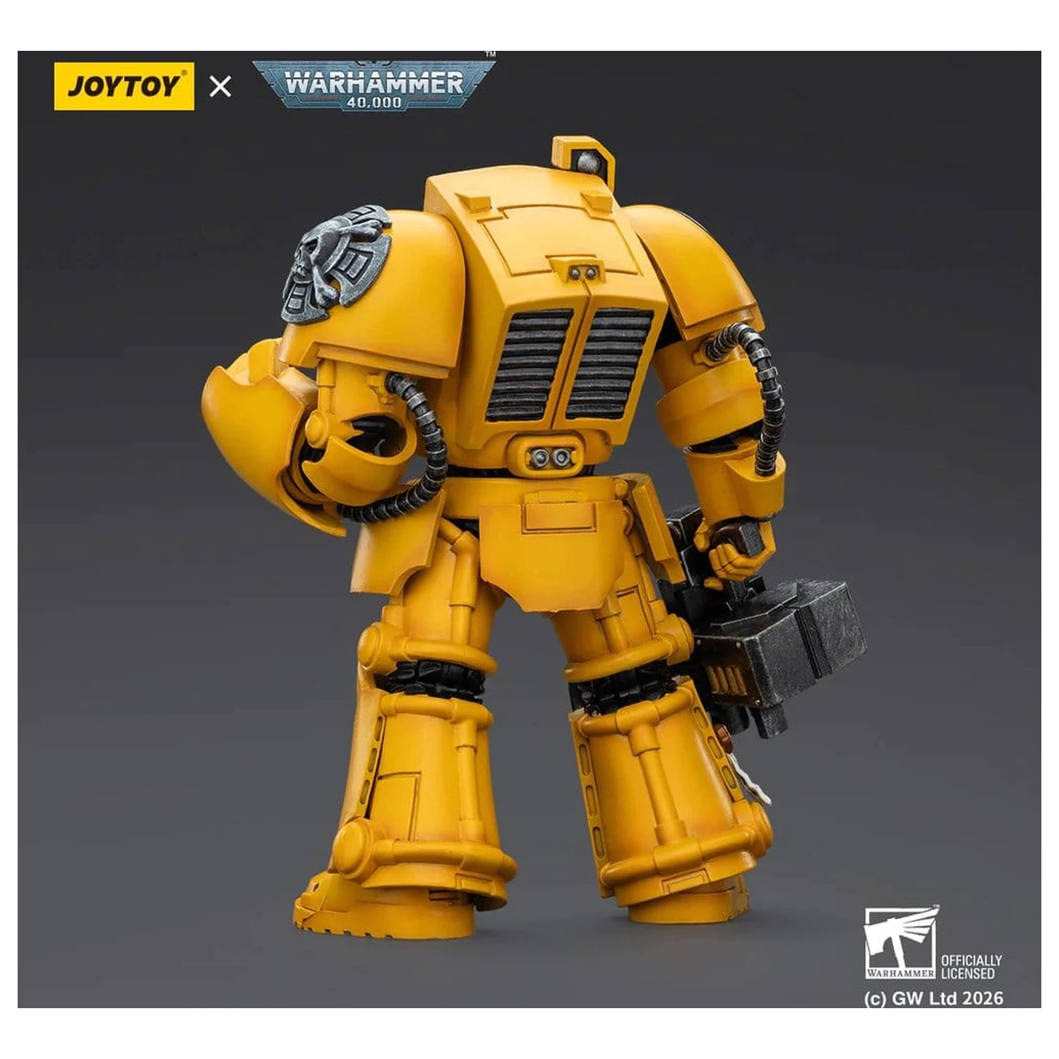 Warhammer 40,000 Action Figura Imperial Fists Terminator 2 s Power Fist i Storm Bolter 14 cm fotografija proizvoda
