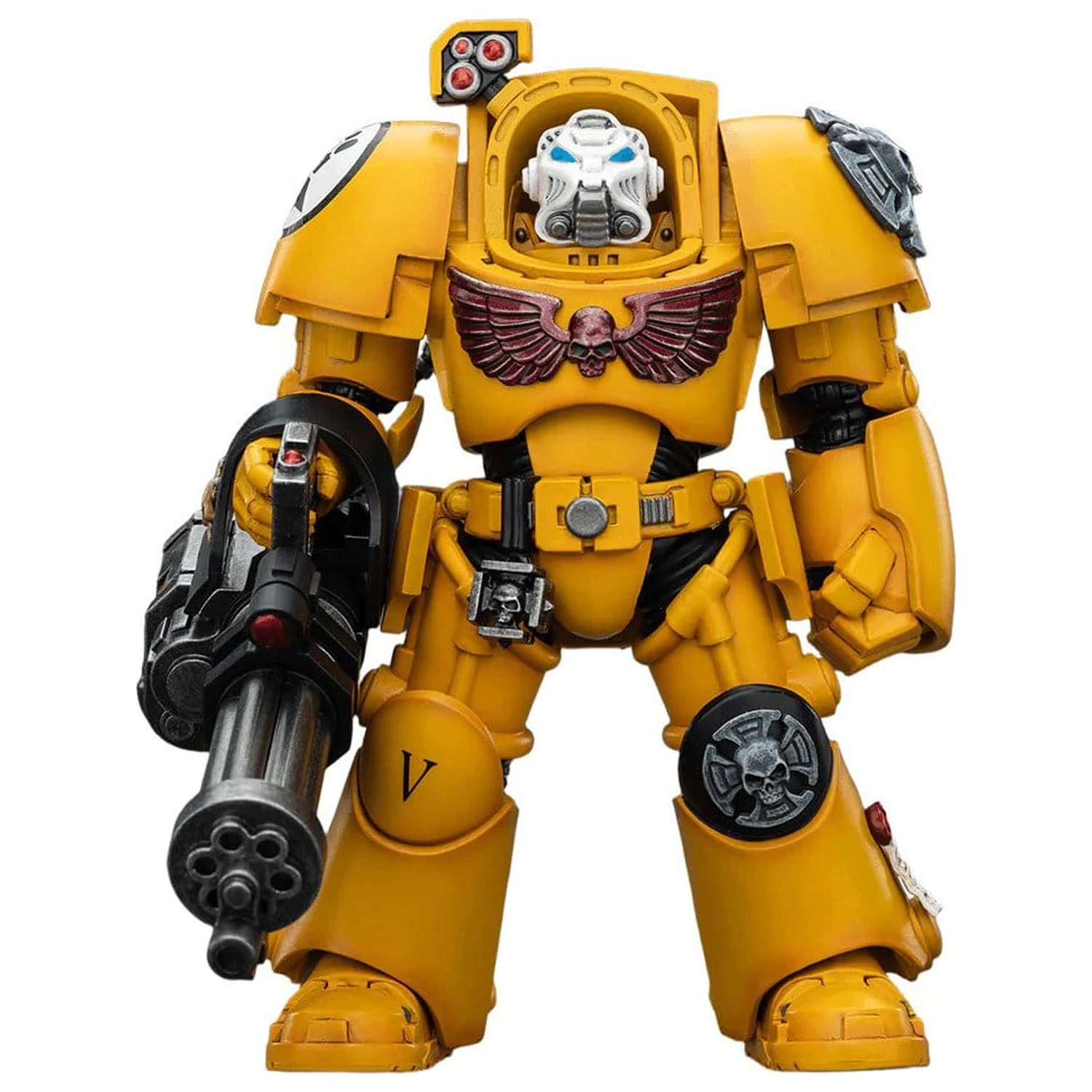 Warhammer 40,000 Akcijska figura Imperial Fists Terminator 3 s Power Fist i Assault Cannon, 14 cm fotografija proizvoda