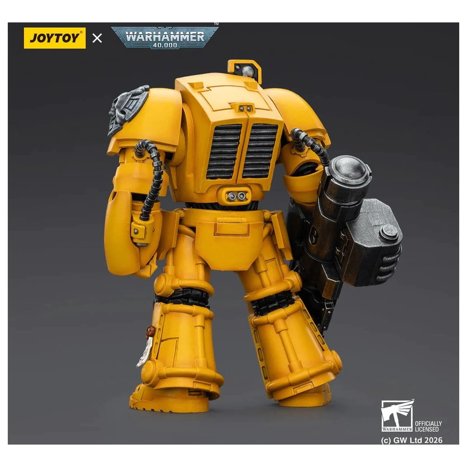 Warhammer 40,000 Akcijska figura Imperial Fists Terminator 3 s Power Fist i Assault Cannon, 14 cm fotografija proizvoda