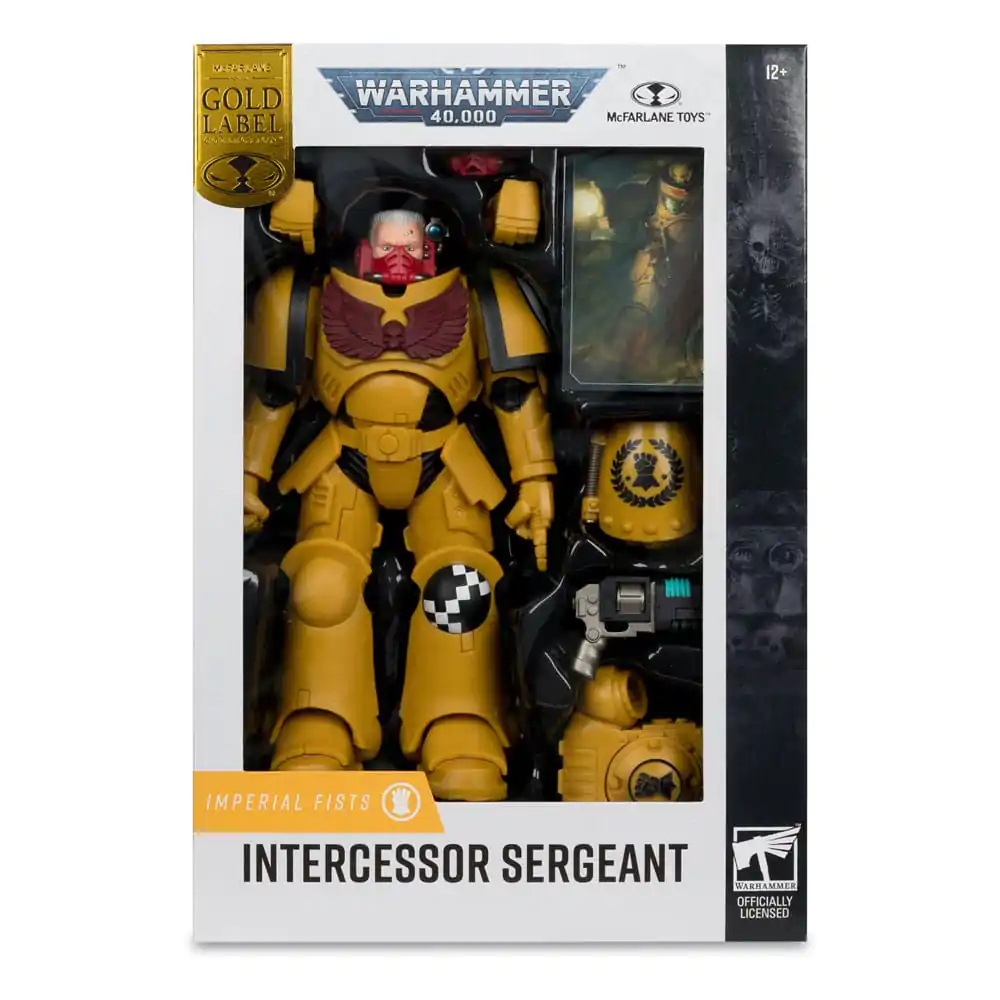 Warhammer 40,000 Akcijska figura Intercessor Sergeant (Imperial Fist) (Gold Label) 18 cm fotografija proizvoda
