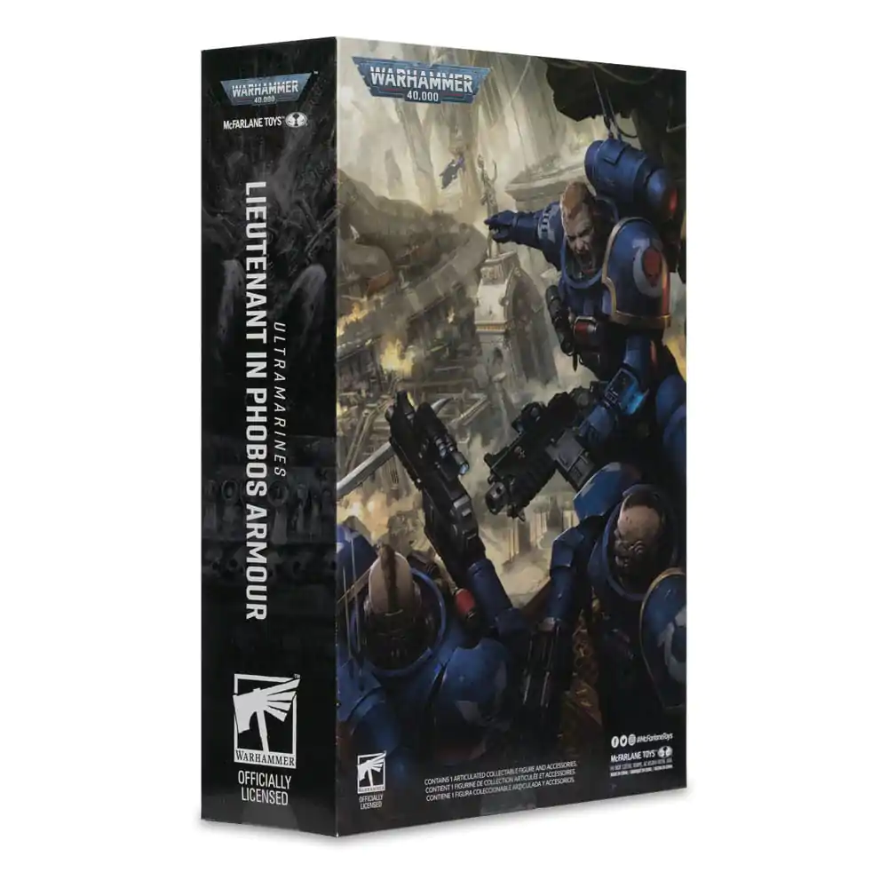 Warhammer 40,000 Akcijska figura Lieutenant in Phobos Armor (Ultramarines) 18 cm fotografija proizvoda