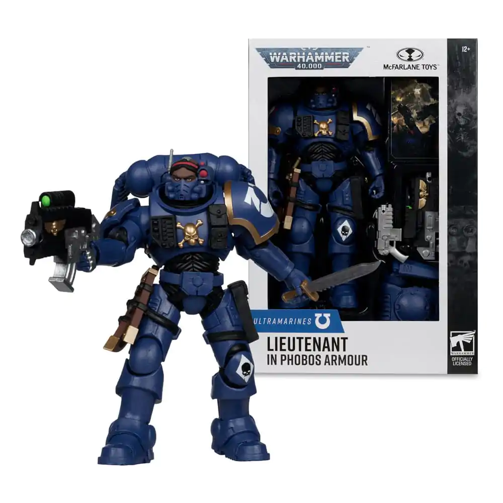 Warhammer 40,000 Akcijska figura Lieutenant in Phobos Armor (Ultramarines) 18 cm fotografija proizvoda