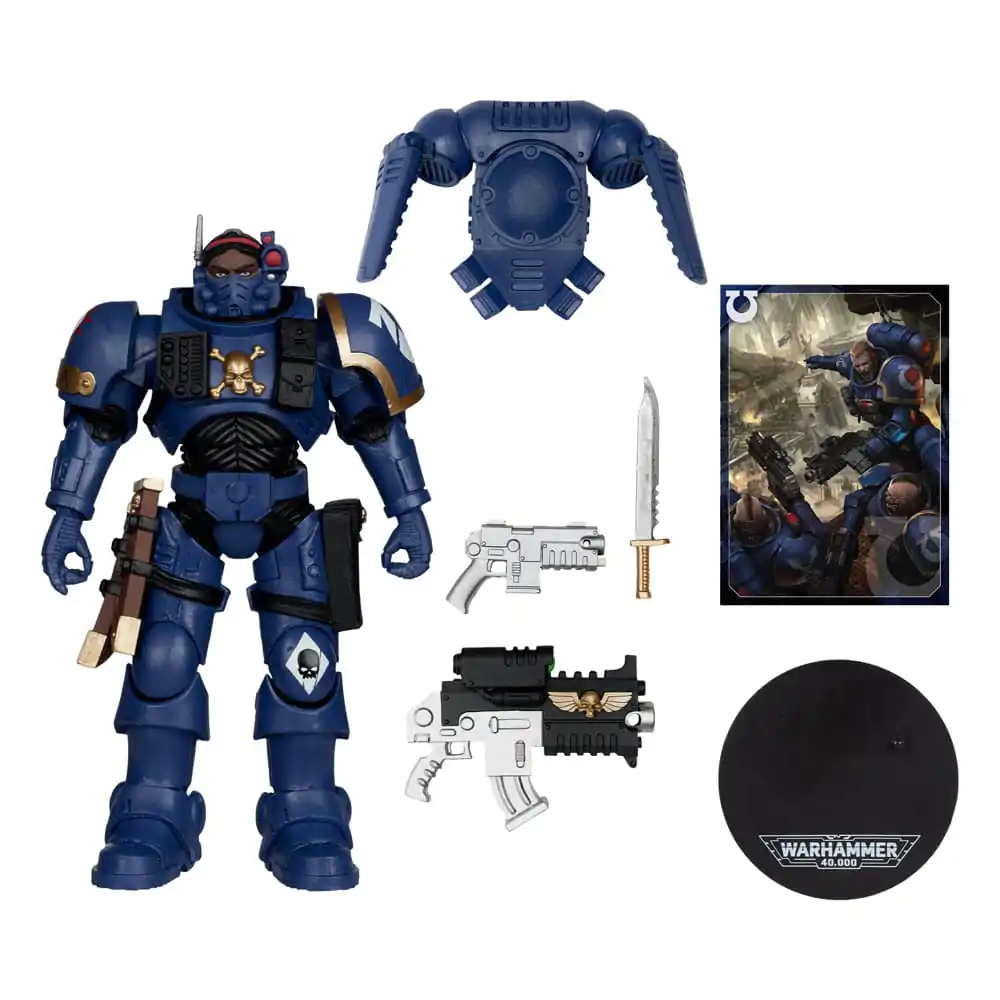 Warhammer 40,000 Akcijska figura Lieutenant in Phobos Armor (Ultramarines) 18 cm fotografija proizvoda