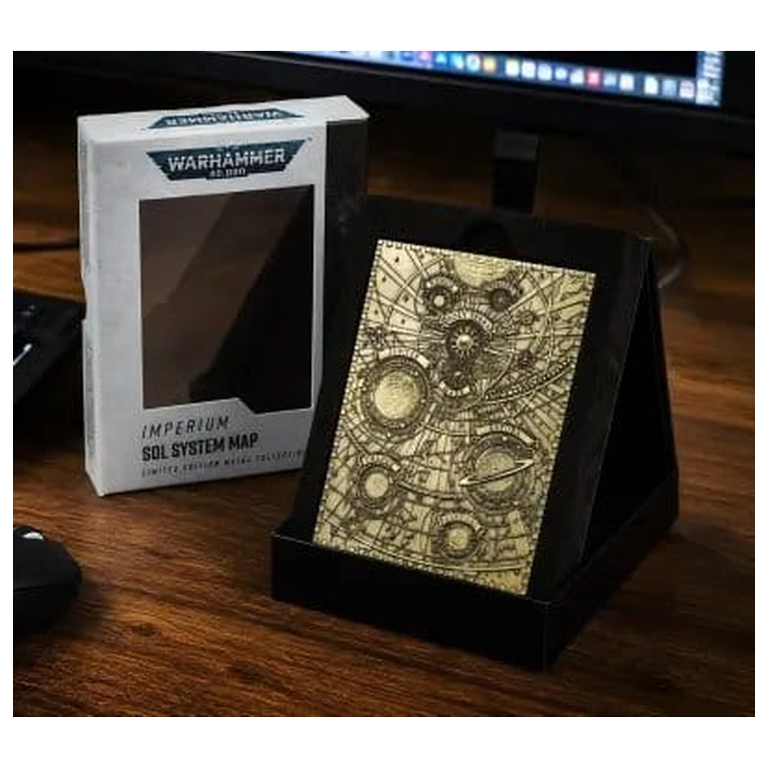 Warhammer 40,000 Metalna Karta Solarni Sustav fotografija proizvoda