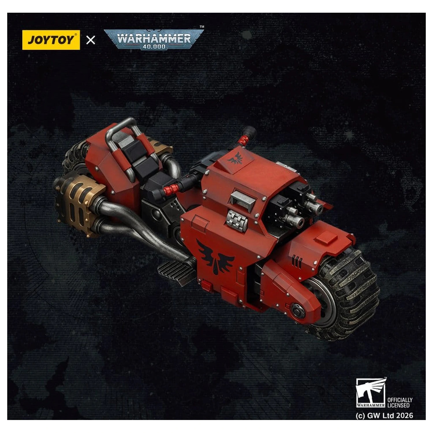 Warhammer 40,000 Raider-pattern borbeni motor Blood Angels s dvostrukim bolt puškama 22 cm fotografija proizvoda