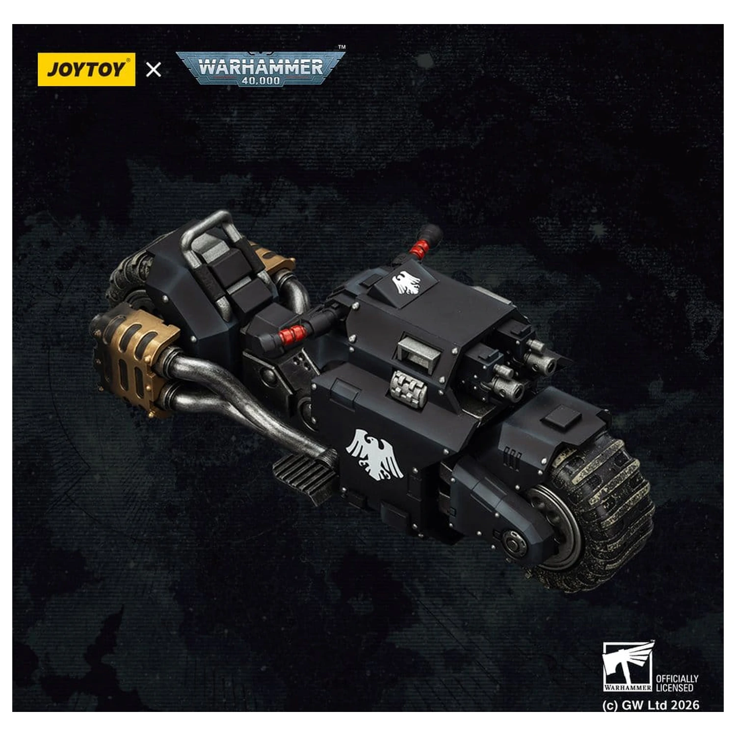 Warhammer 40,000 Raider-pattern borbeni motor Raven Guard s dvostrukim bolt puškama 22 cm fotografija proizvoda
