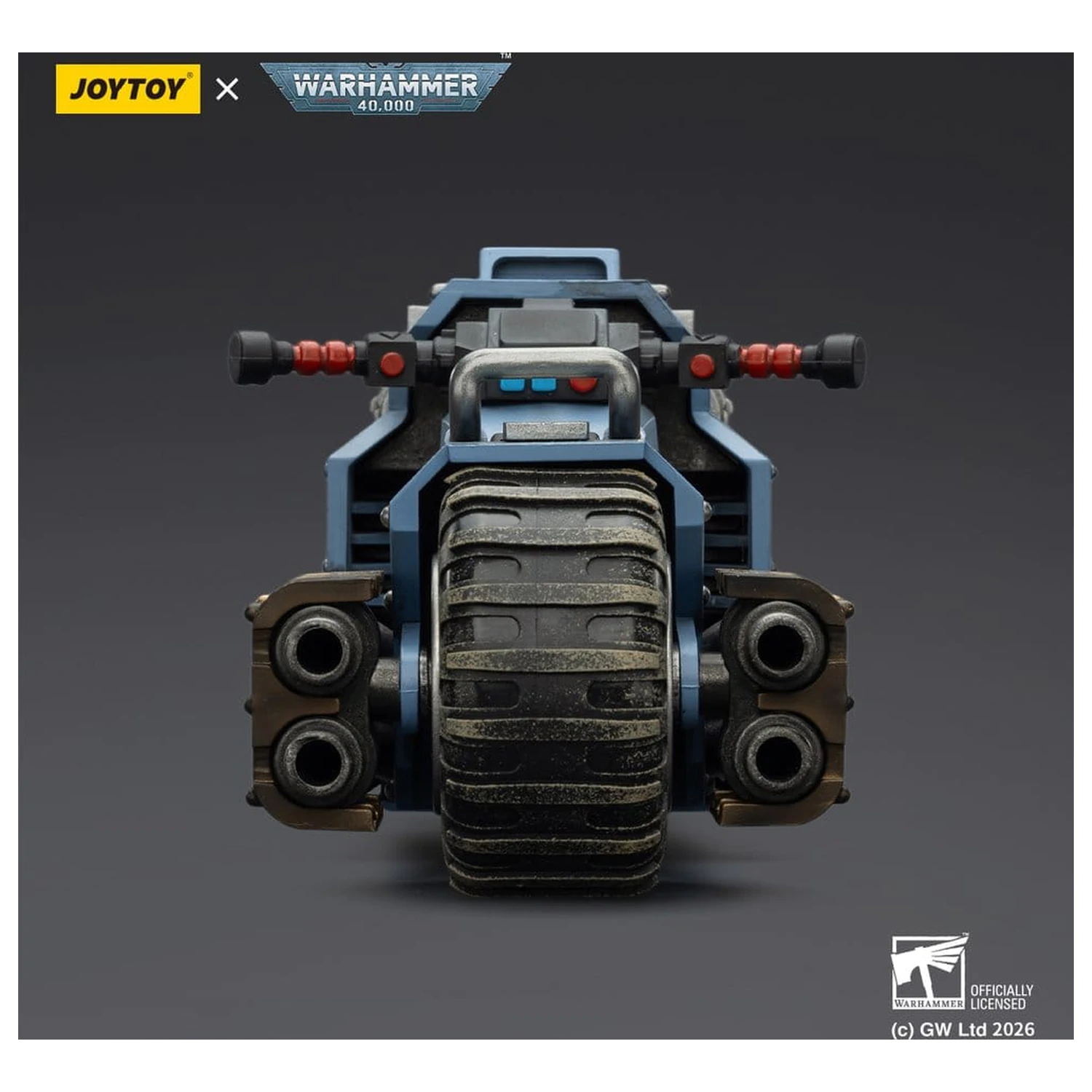 Warhammer 40,000 Borbeni motor "Raider-pattern" Space Wolves s dvostruko spojenim bolt puškama 22 cm fotografija proizvoda