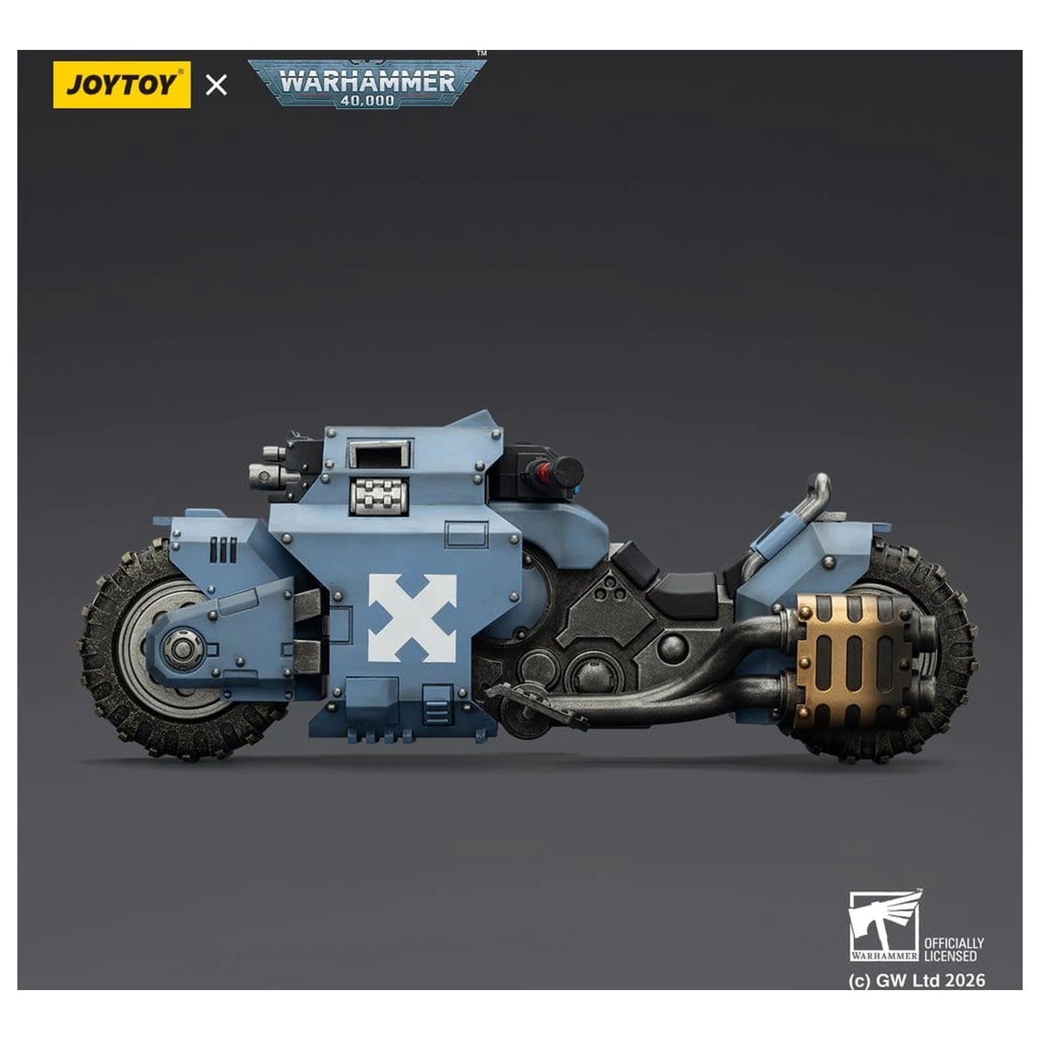 Warhammer 40,000 Borbeni motor "Raider-pattern" Space Wolves s dvostruko spojenim bolt puškama 22 cm fotografija proizvoda