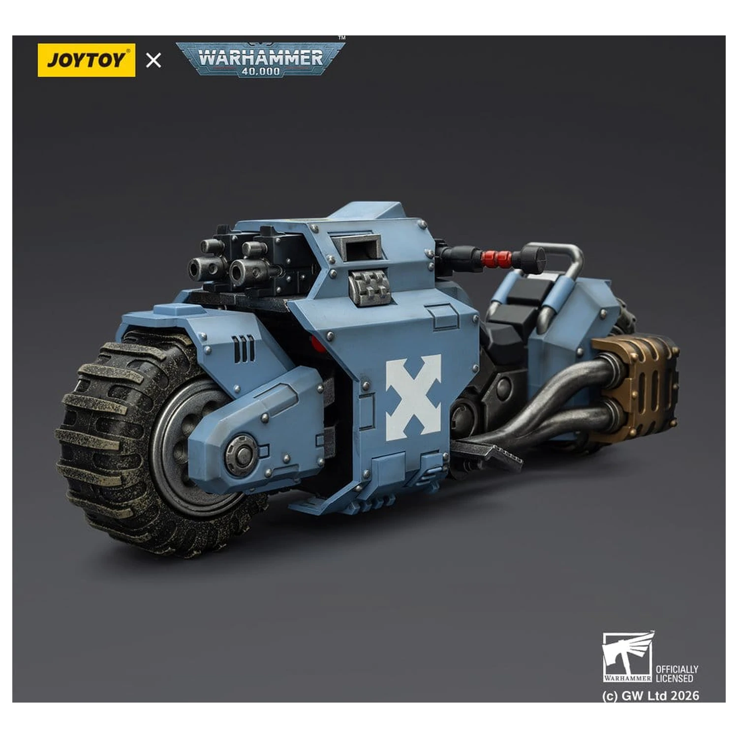 Warhammer 40,000 Borbeni motor "Raider-pattern" Space Wolves s dvostruko spojenim bolt puškama 22 cm fotografija proizvoda