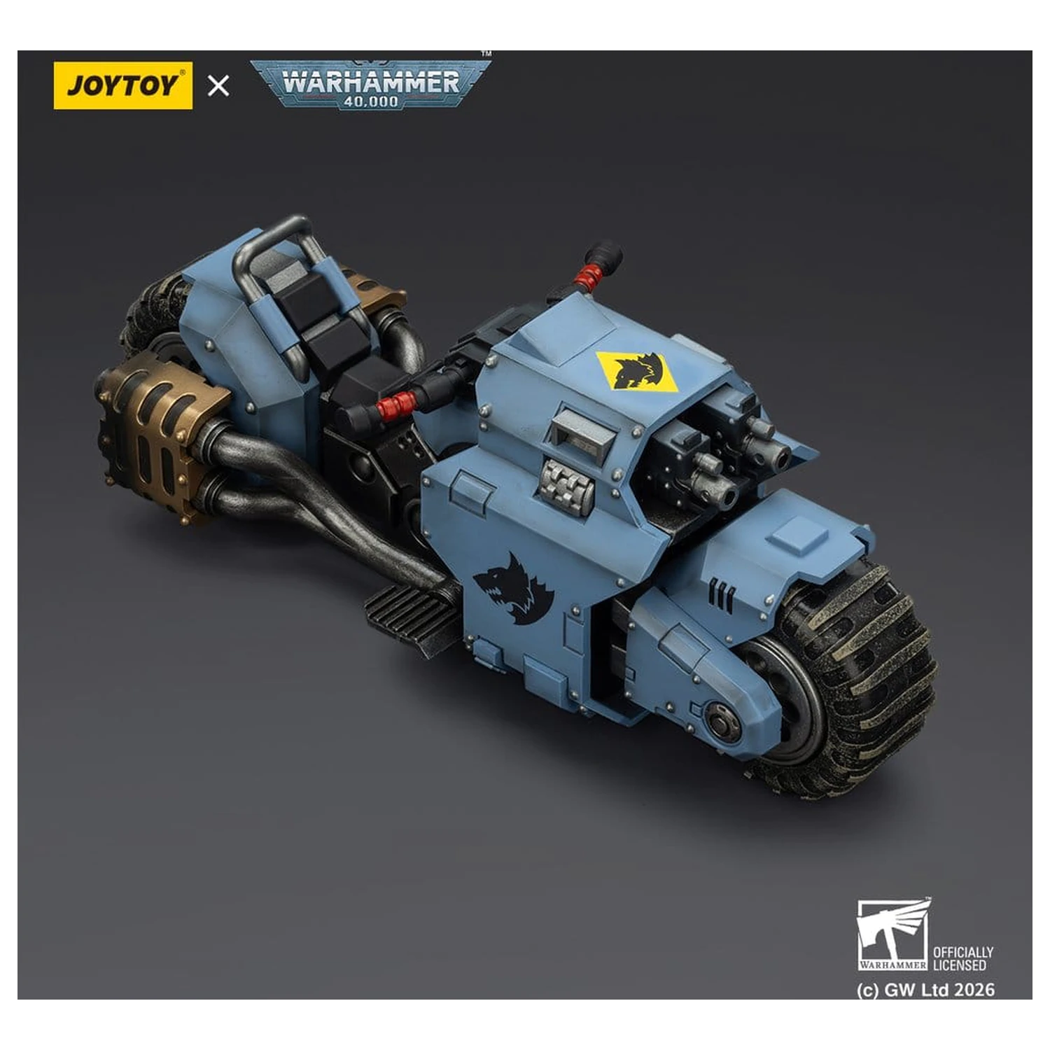 Warhammer 40,000 Borbeni motor "Raider-pattern" Space Wolves s dvostruko spojenim bolt puškama 22 cm fotografija proizvoda