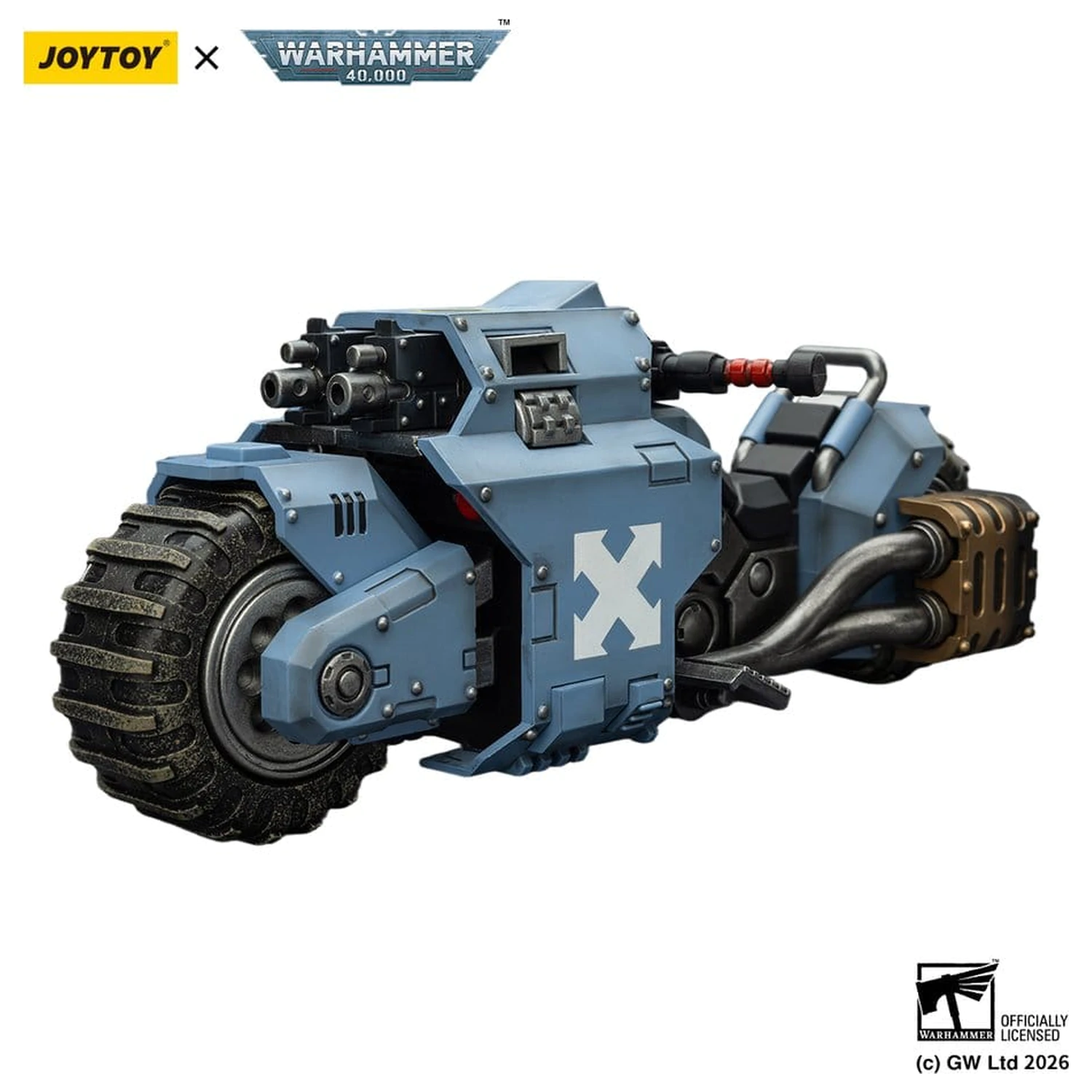 Warhammer 40,000 Borbeni motor "Raider-pattern" Space Wolves s dvostruko spojenim bolt puškama 22 cm fotografija proizvoda