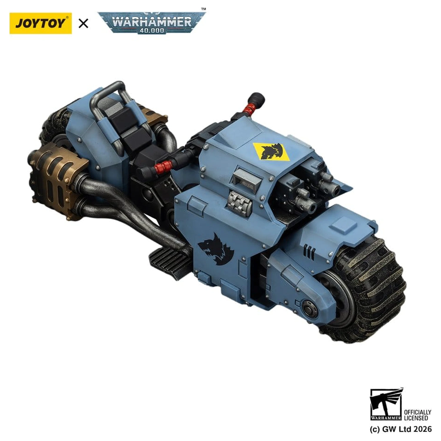 Warhammer 40,000 Borbeni motor "Raider-pattern" Space Wolves s dvostruko spojenim bolt puškama 22 cm fotografija proizvoda