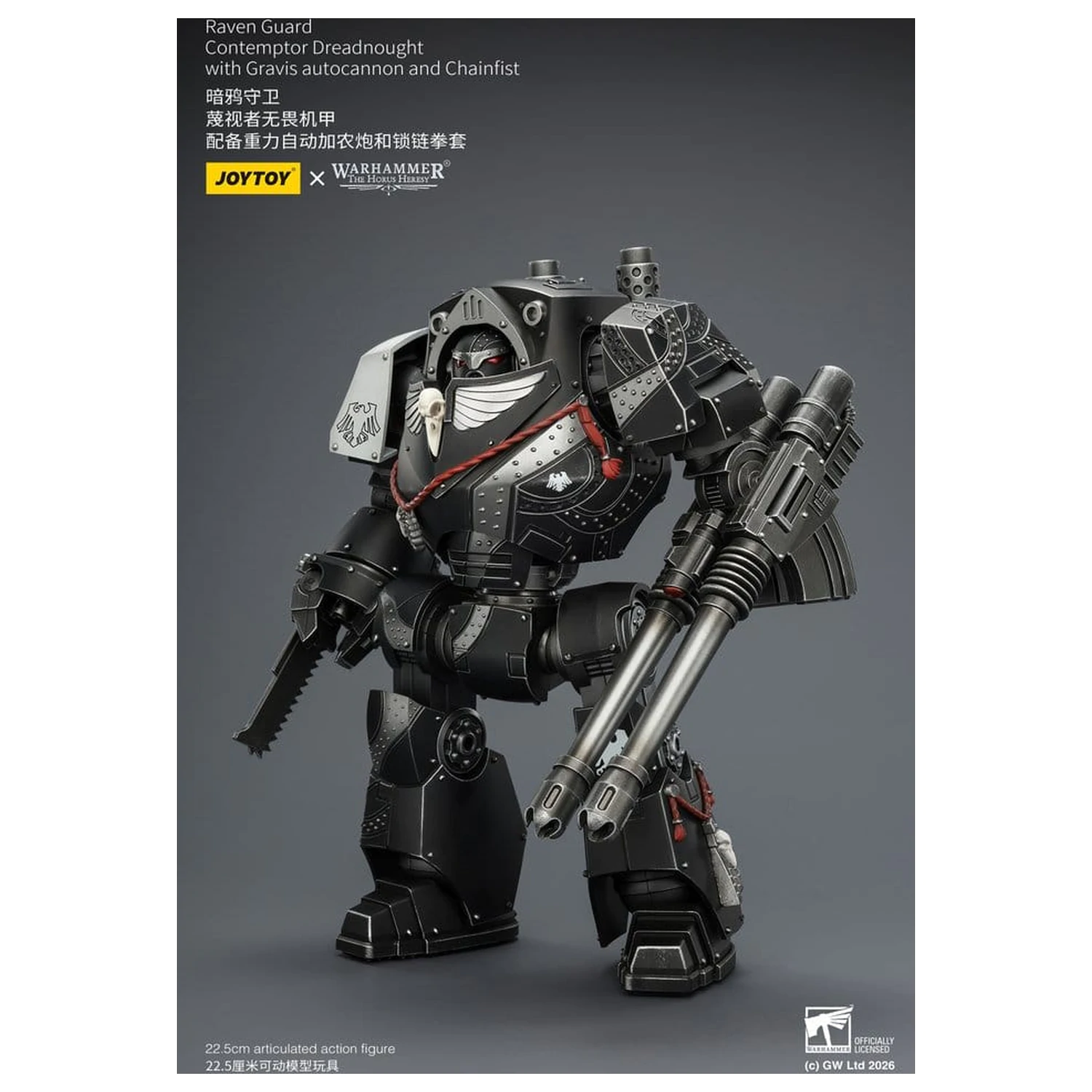 Warhammer 40,000 Akcijska figura Raven Guard Contemptor Dreadnought 23 cm fotografija proizvoda