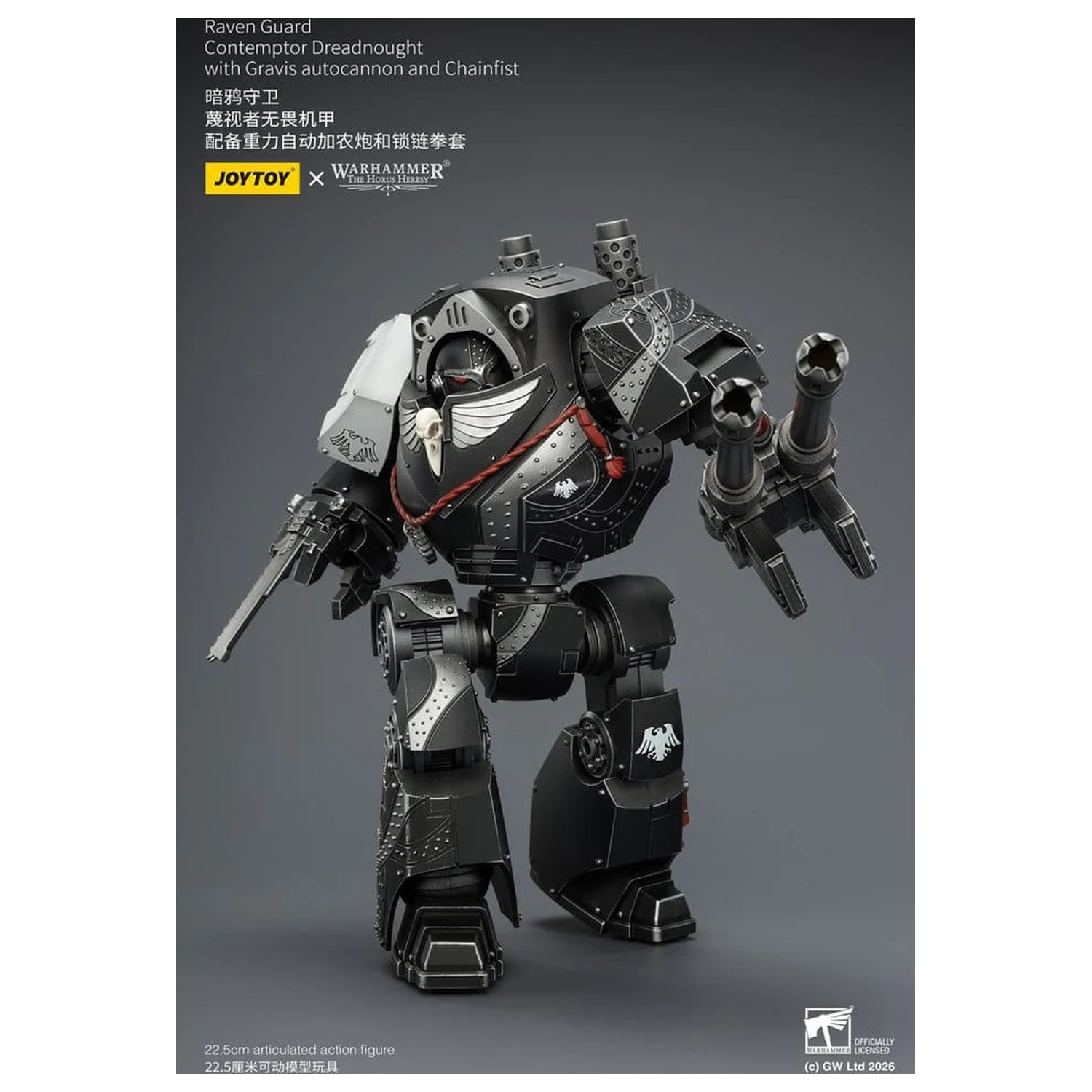 Warhammer 40,000 Akcijska figura Raven Guard Contemptor Dreadnought 23 cm fotografija proizvoda