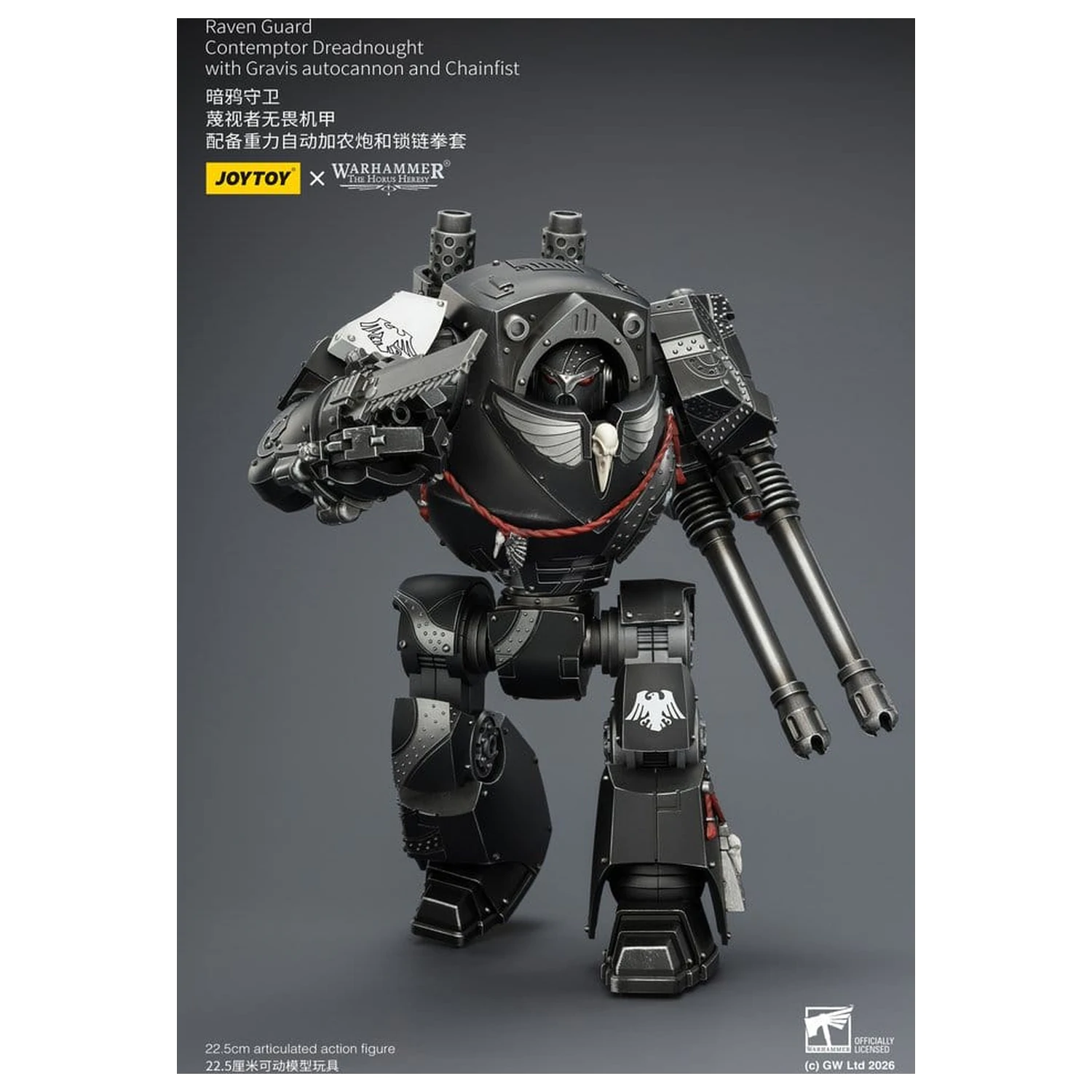 Warhammer 40,000 Akcijska figura Raven Guard Contemptor Dreadnought 23 cm fotografija proizvoda