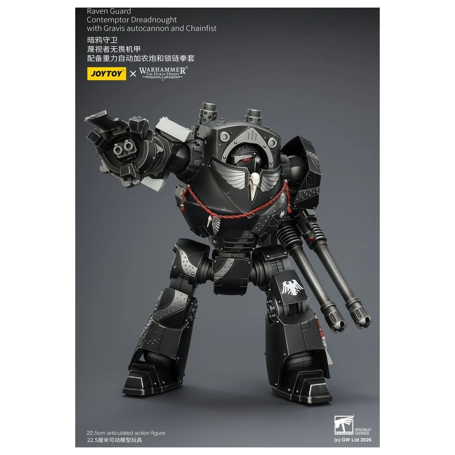 Warhammer 40,000 Akcijska figura Raven Guard Contemptor Dreadnought 23 cm fotografija proizvoda
