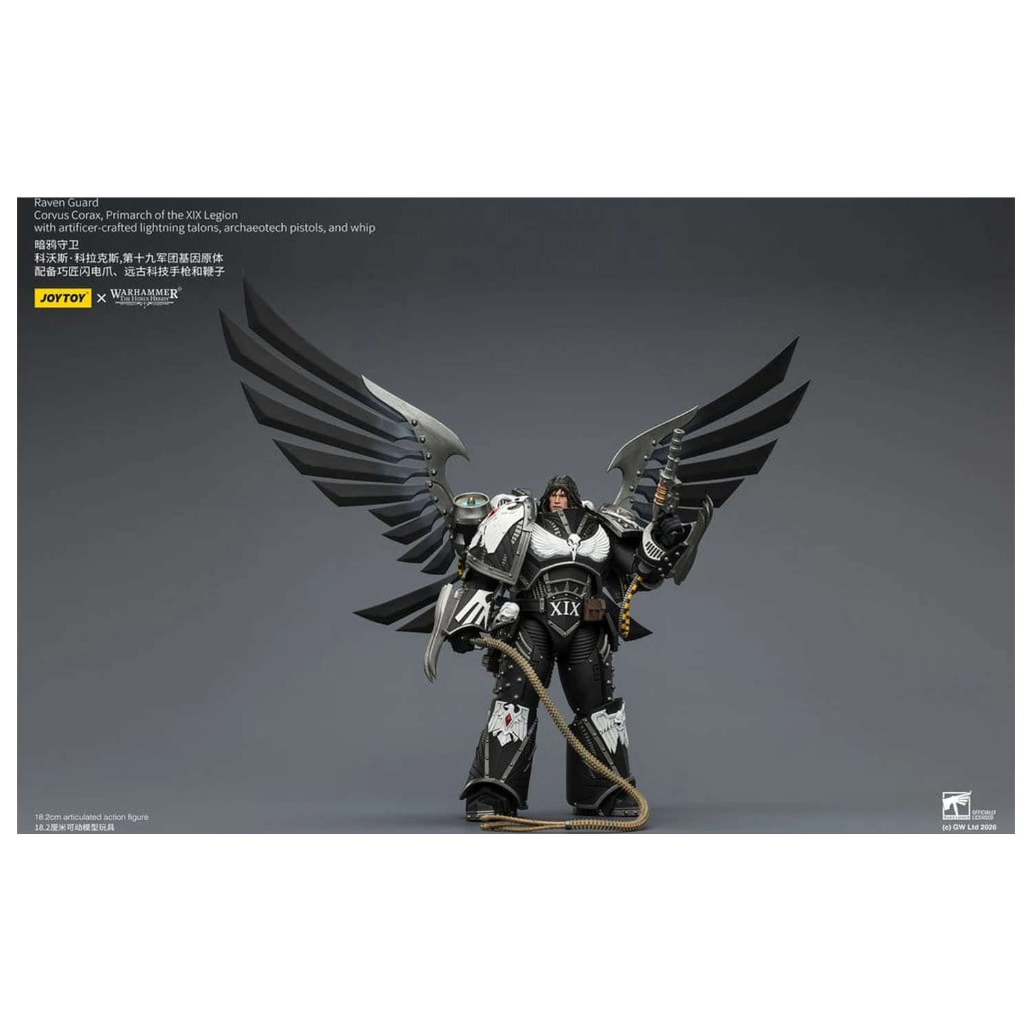Warhammer 40,000 Akcijska figura Raven Guard Corvus Corax, Primarch of the XIX Legion 18 cm fotografija proizvoda