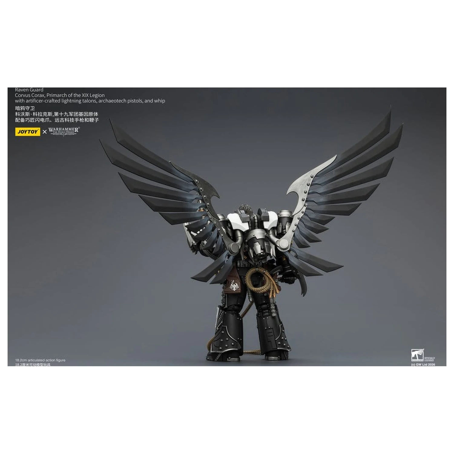 Warhammer 40,000 Akcijska figura Raven Guard Corvus Corax, Primarch of the XIX Legion 18 cm fotografija proizvoda