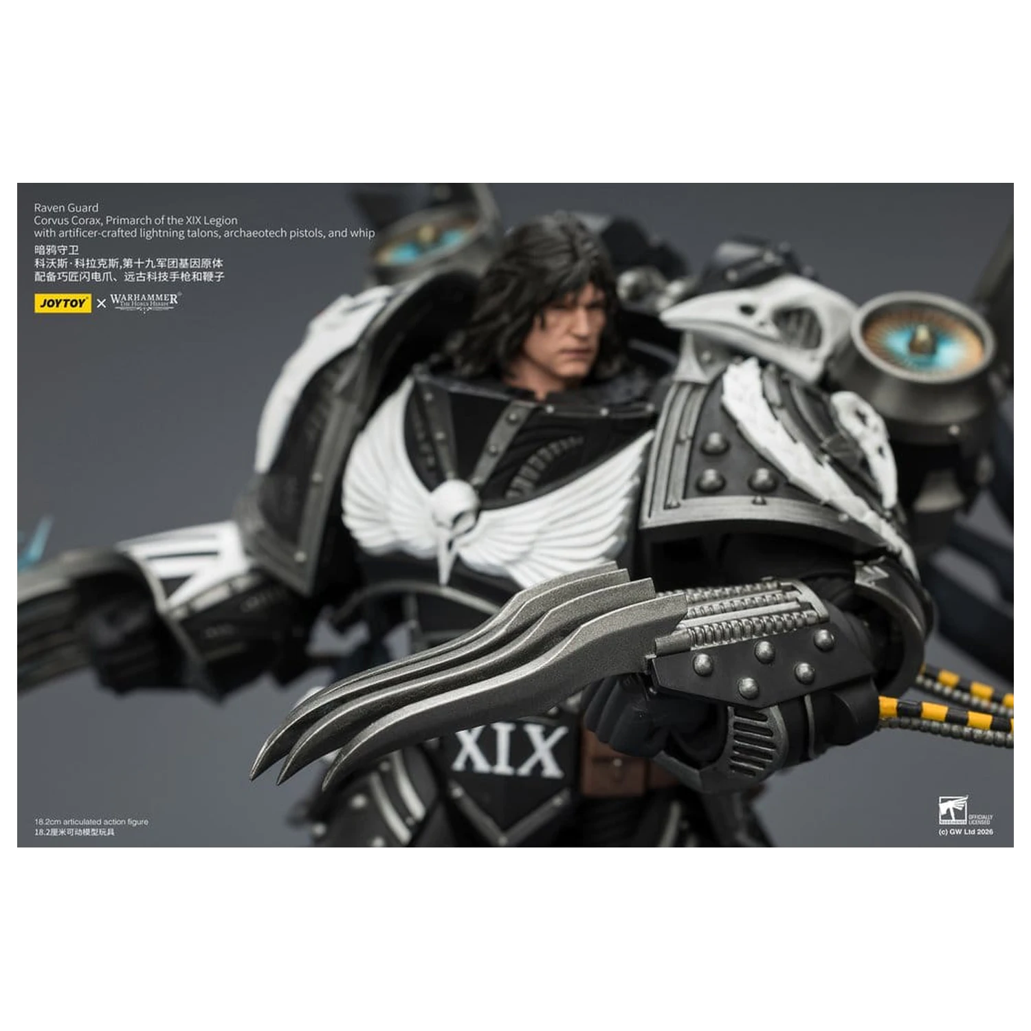 Warhammer 40,000 Akcijska figura Raven Guard Corvus Corax, Primarch of the XIX Legion 18 cm fotografija proizvoda